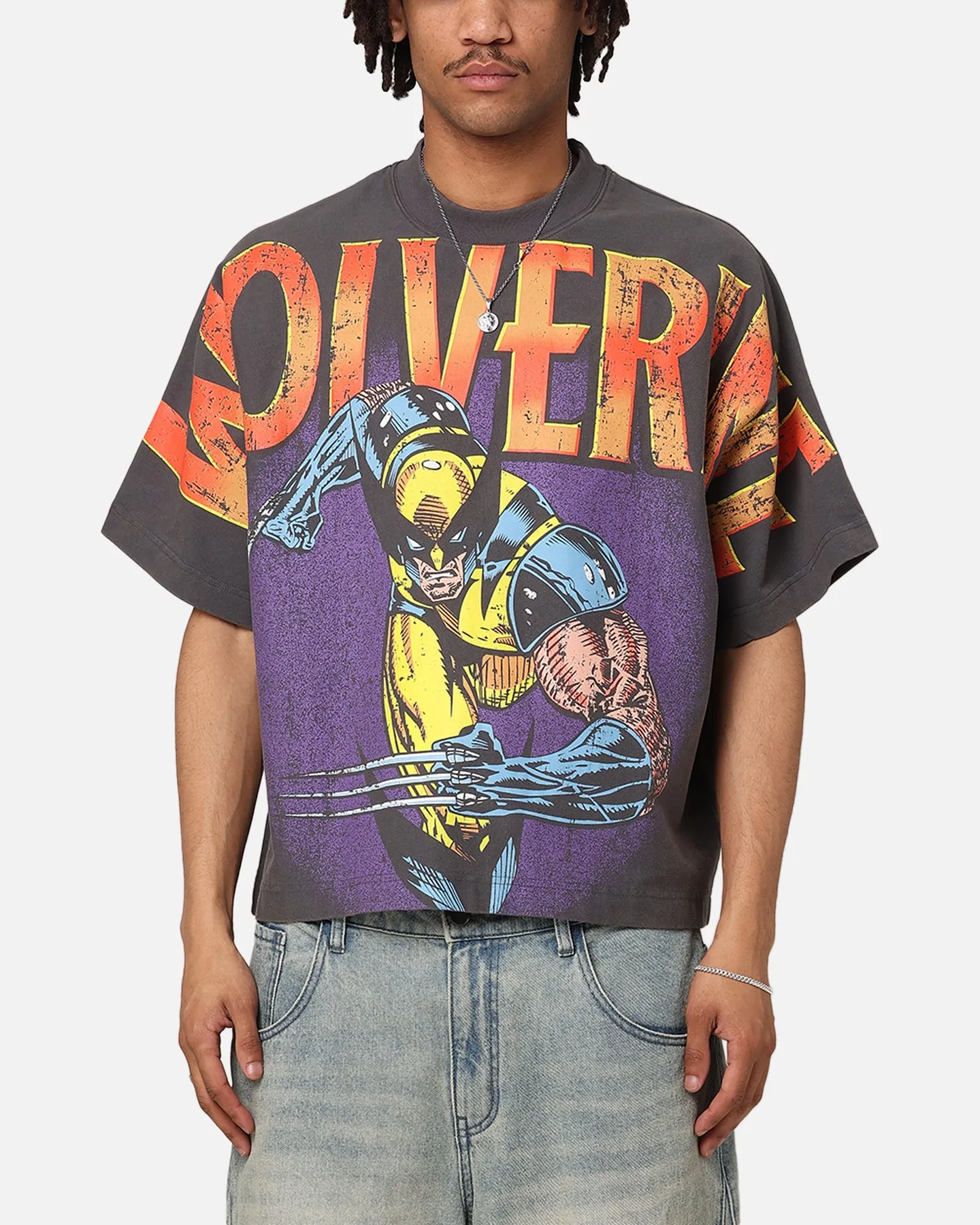 Loiter Marvel X-Men Wolverine Overprint T-Shirt Vintage