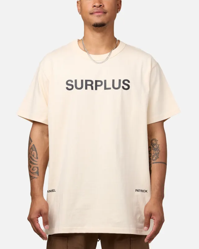Daniel Patrick Surplus Logo T-Shirt Cream/Black sold by Culture Kings