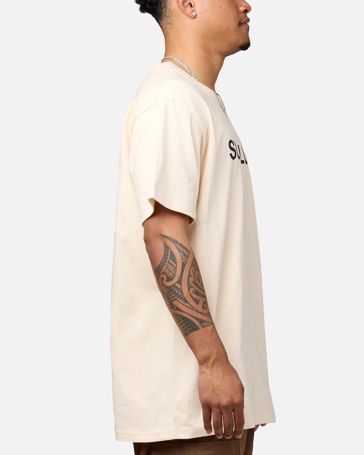 Daniel Patrick Surplus Logo T-Shirt Cream/Black sold by Culture Kings product image thumbnail 4