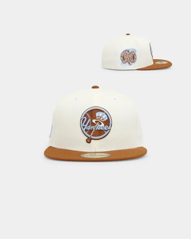 New Era New York Yankees 'Toasted Peanut' 59FIFTY Fitted White sold by Culture Kings