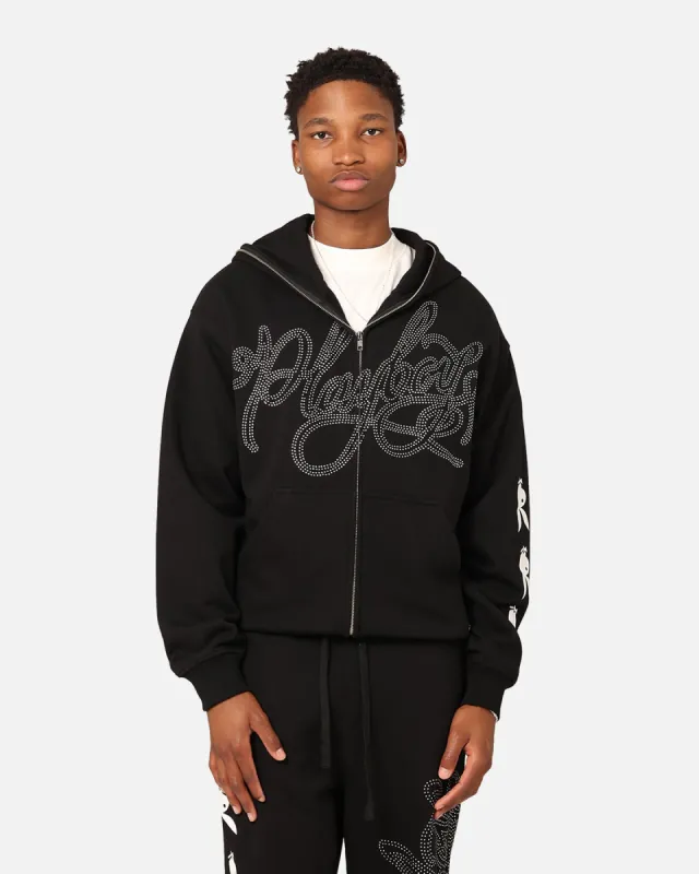 Playboy By Culture Kings Shyne Full Zip Hoodie Black sold by Culture Kings