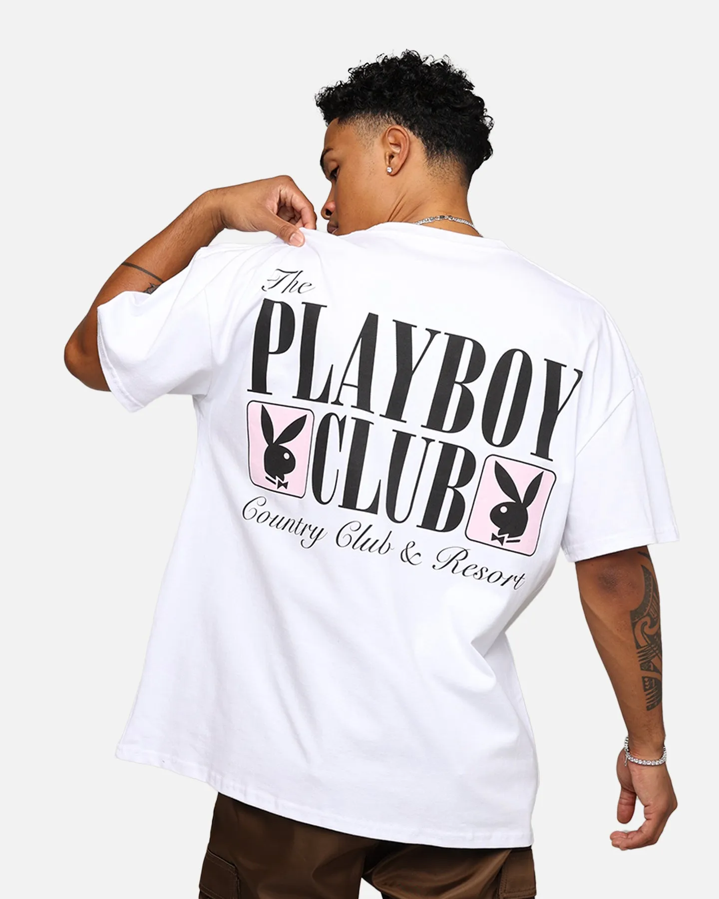 Playboy By Culture Kings Getaway T-Shirt White sold by Culture Kings product image thumbnail 2