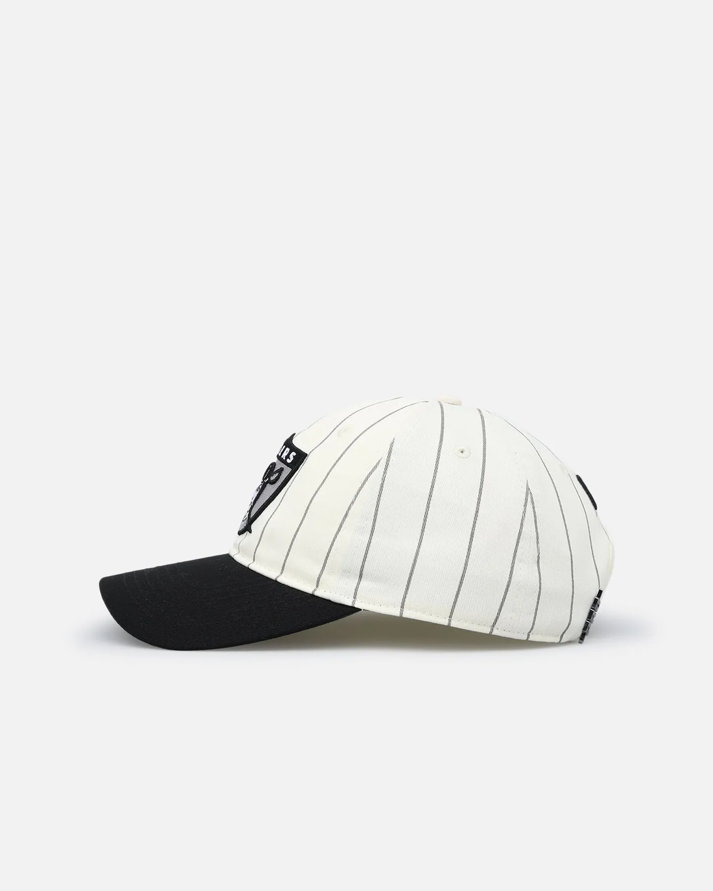 Pro Standard Las Vegas Raiders Pinstripe Classic Dad Hat Strapback Eggshell/Yellow sold by Culture Kings product image thumbnail 4
