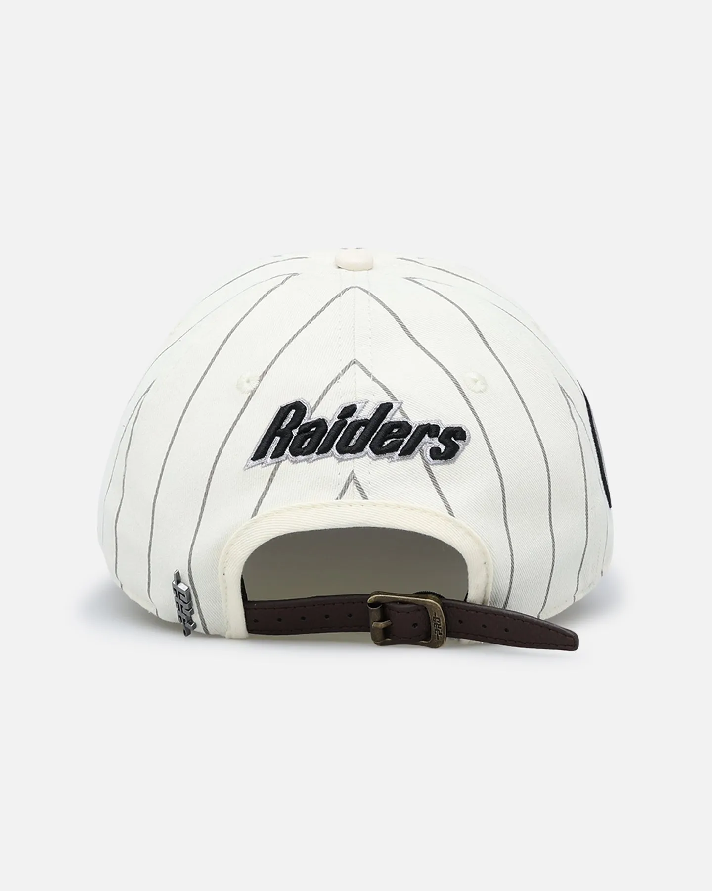Pro Standard Las Vegas Raiders Pinstripe Classic Dad Hat Strapback Eggshell/Yellow sold by Culture Kings product image thumbnail 2