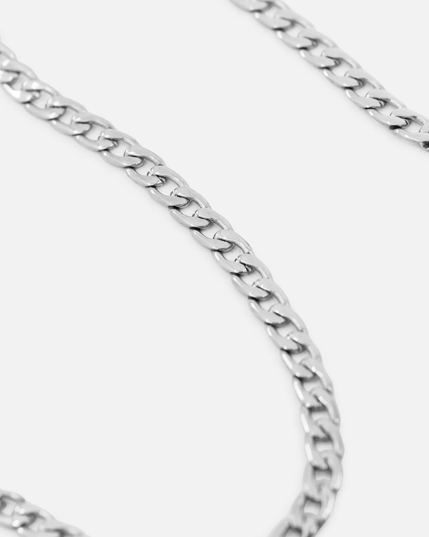 Saint Morta 3mm Smooth Cut Cuban Chain White Gold sold by Culture Kings product image thumbnail 5