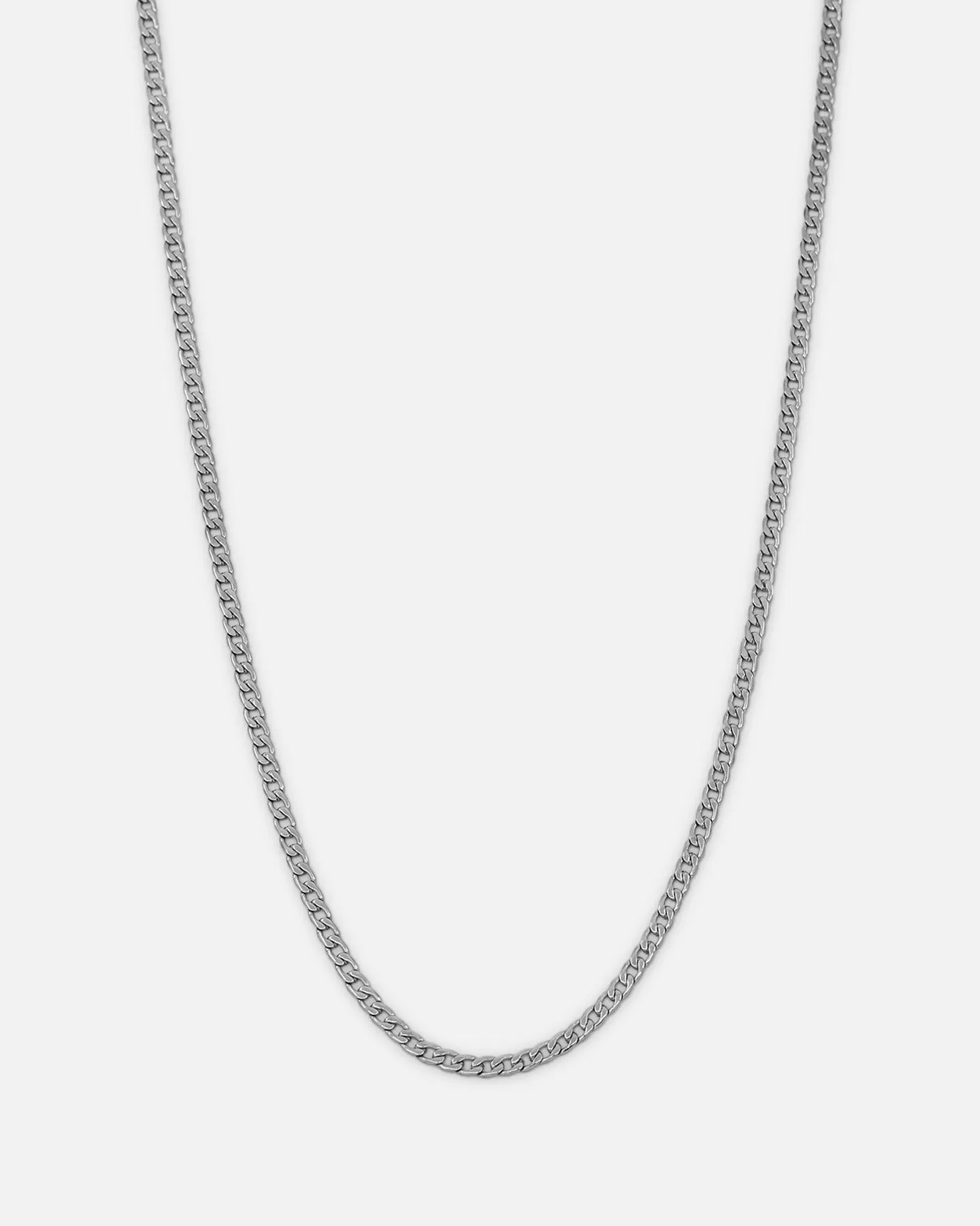 Saint Morta 3mm Smooth Cut Cuban Chain White Gold sold by Culture Kings product image thumbnail 2