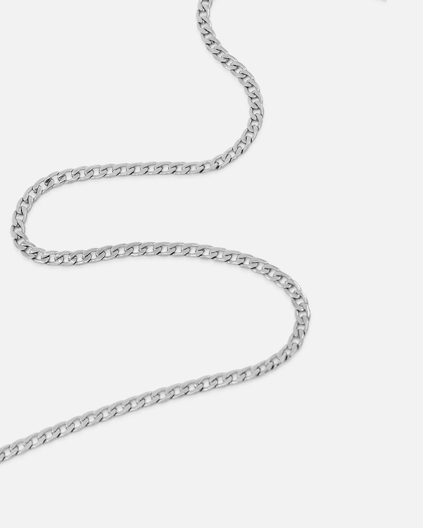 Saint Morta 3mm Smooth Cut Cuban Chain White Gold sold by Culture Kings product image thumbnail 4
