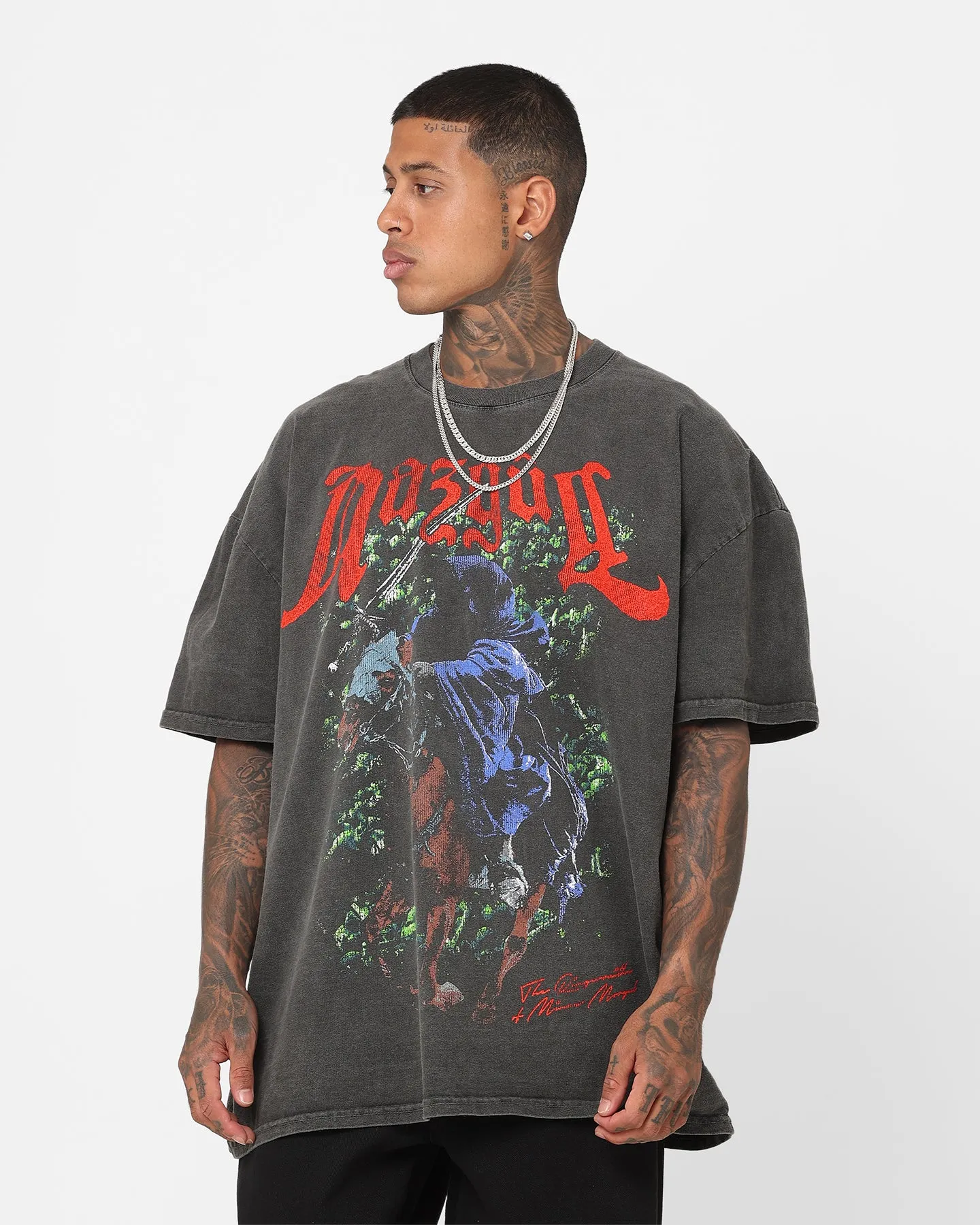 American Thrift X The Lord Of The Rings Nazgul Heavyweight Vintage T-Shirt Black Wash sold by Culture Kings