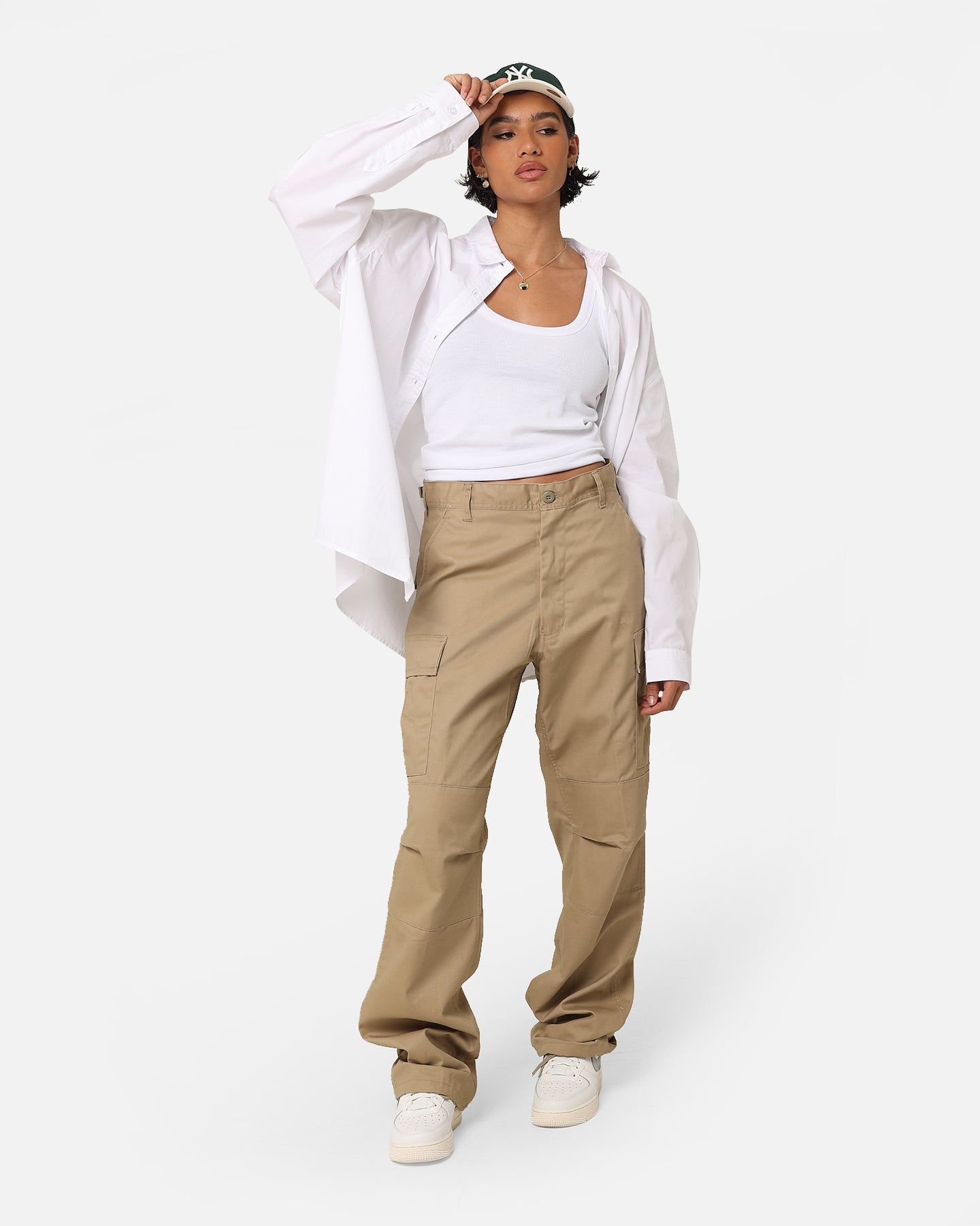 Rothco Women's Relaxed Fit Cargo Pants Khaki sold by Culture Kings product image thumbnail 2