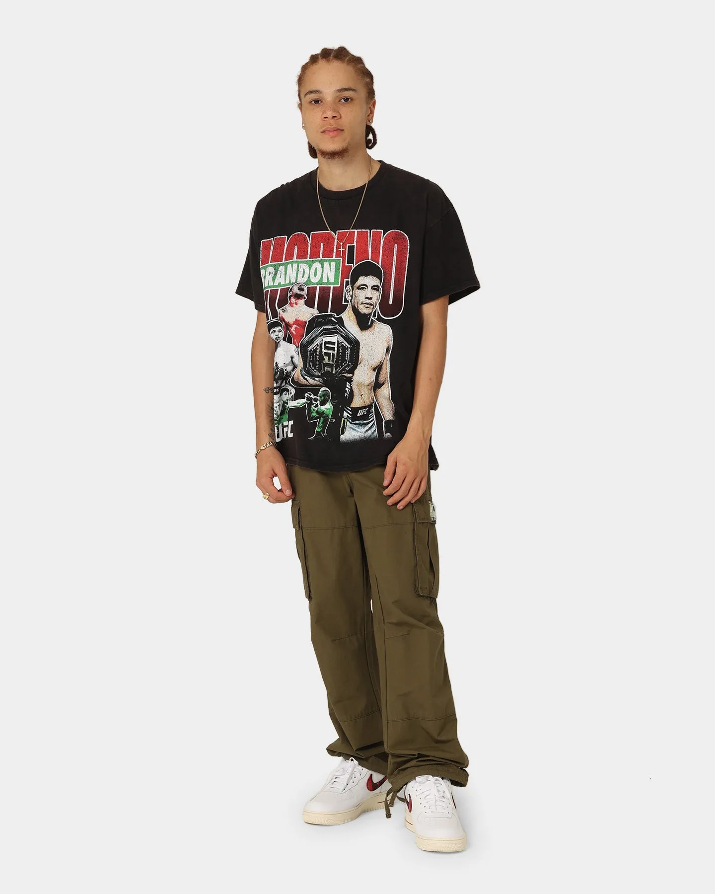 UFC By Goat Crew Brandon Moreno Vintage T-Shirt Black Wash sold by Culture Kings product image thumbnail 2