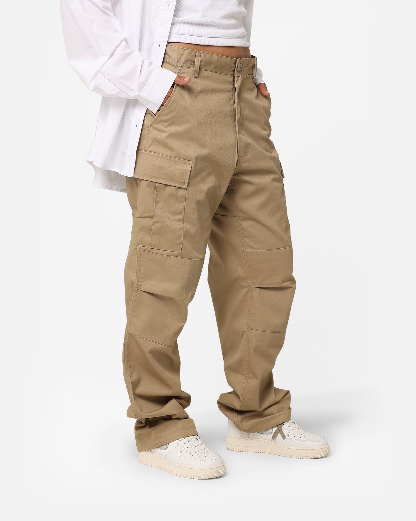 Rothco Women's Relaxed Fit Cargo Pants Khaki sold by Culture Kings product image thumbnail 5