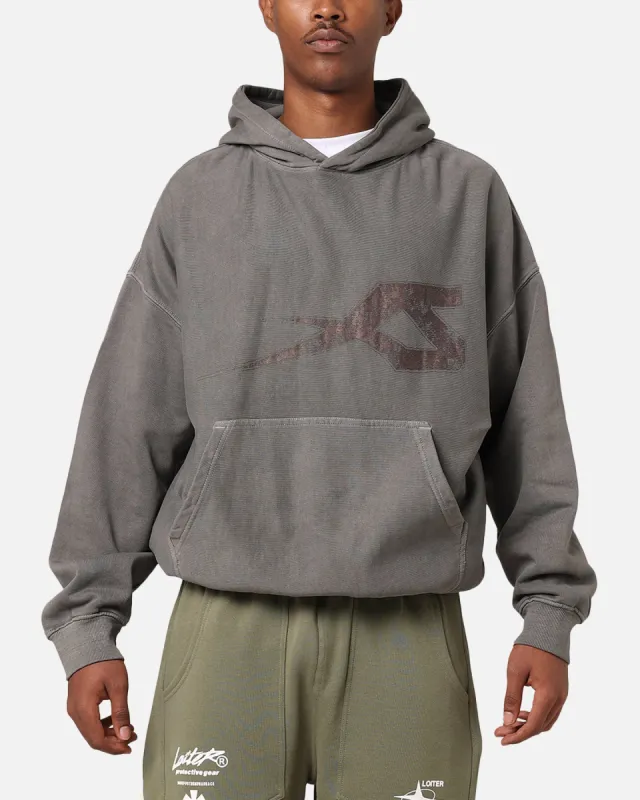 Saint Morta SSIX Vintage Hoodie Washed Charcoal sold by Culture Kings