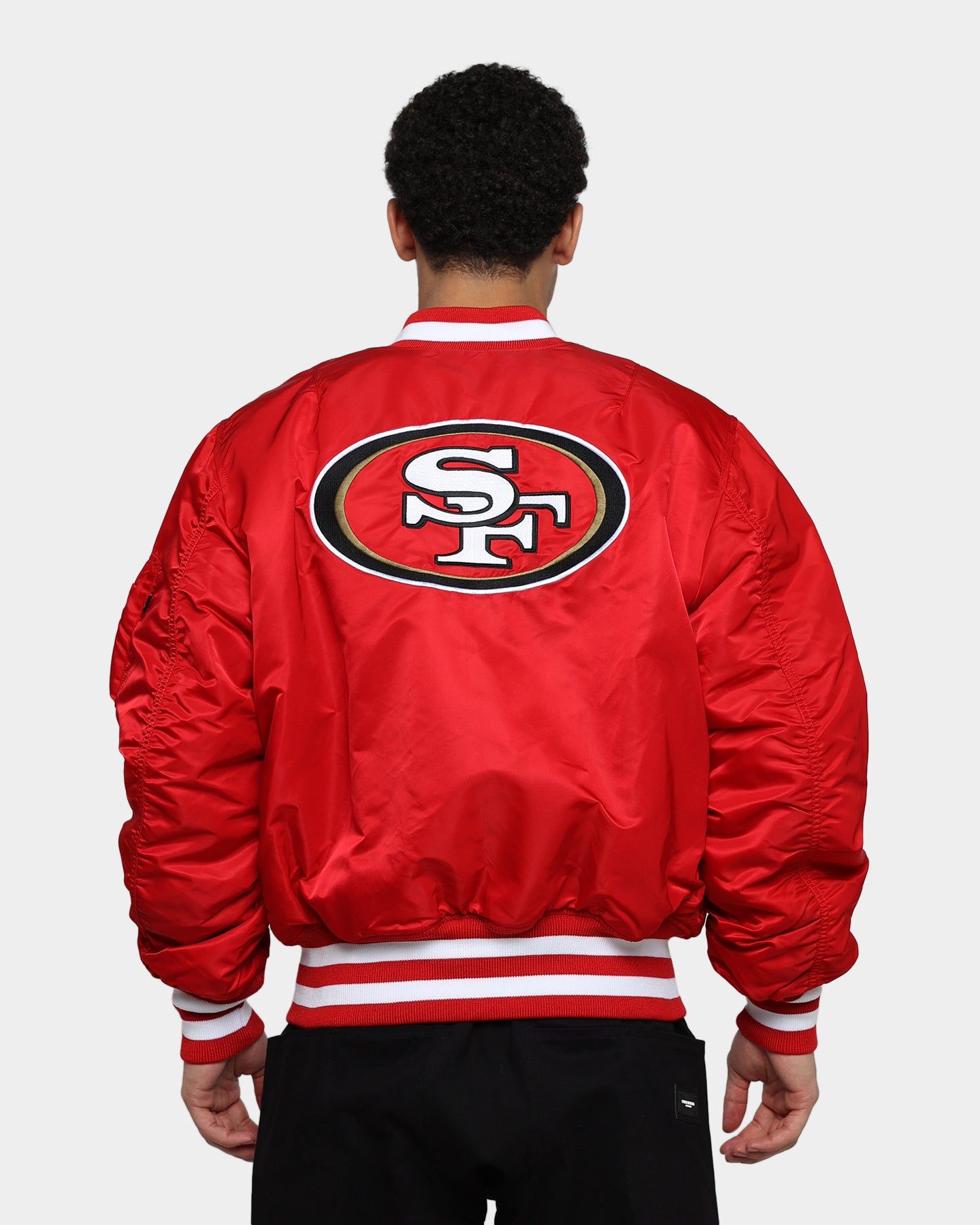 New Era X Alpha Series X NFL San Francisco 49ers MA-1 Bomber Jacket Red sold by Culture Kings product image thumbnail 5