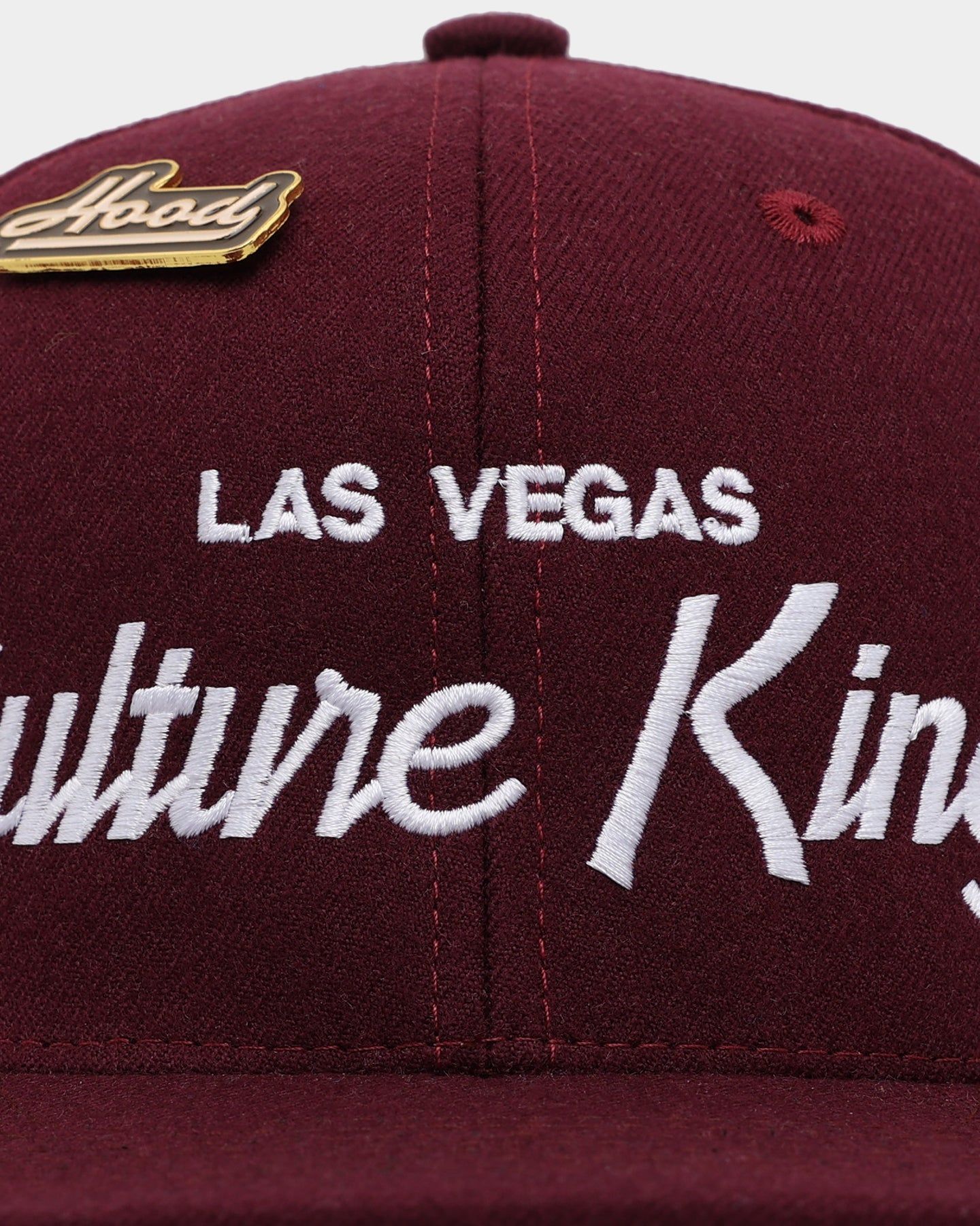 Hood X Culture Kings Las Vegas Collab Original Snapback Maroon sold by Culture Kings product image thumbnail 5