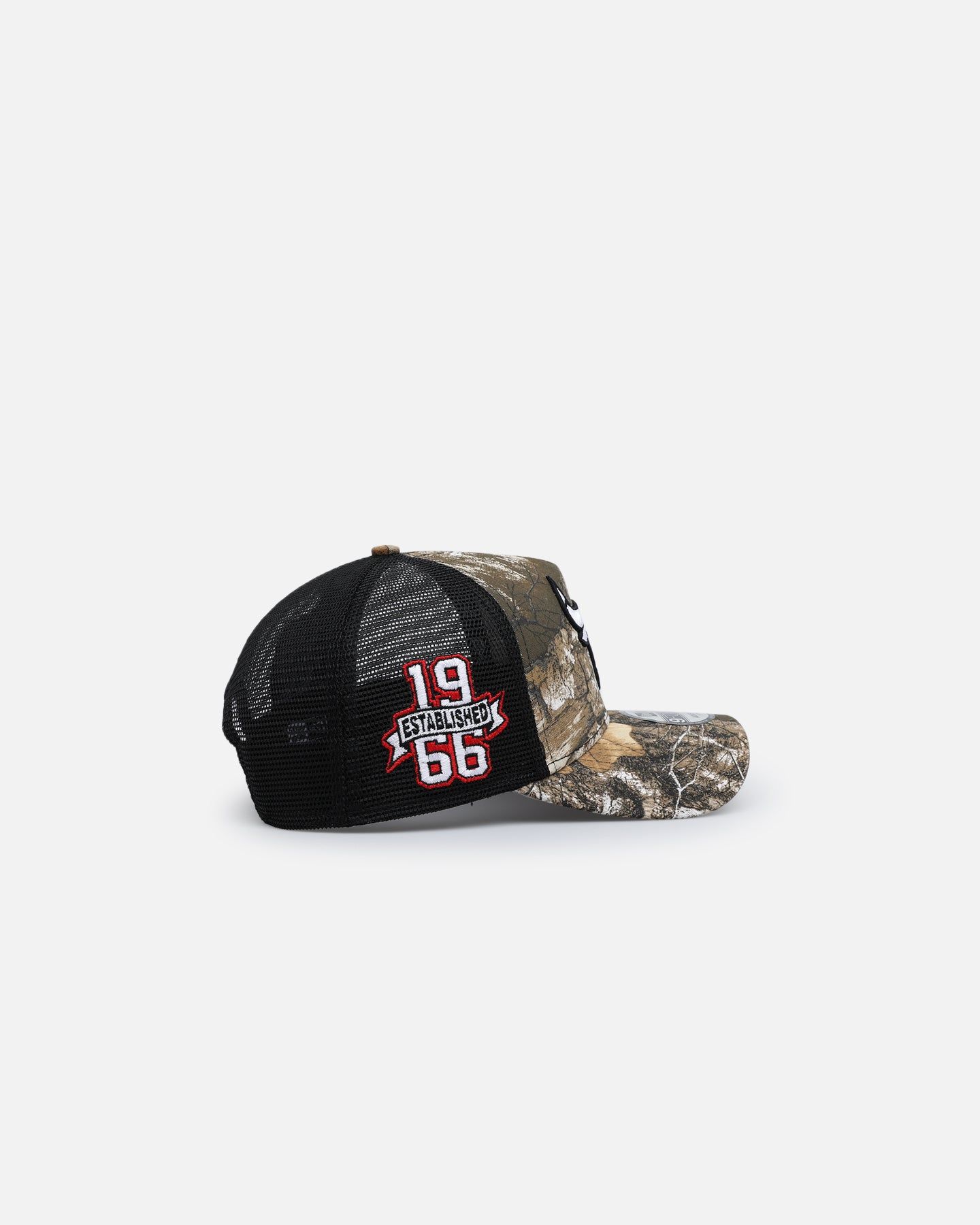 New Era Chicago Bulls 'Real Tree' 9FORTY A-Frame Trucker Snapback Realtree Edge sold by Culture Kings product image thumbnail 3