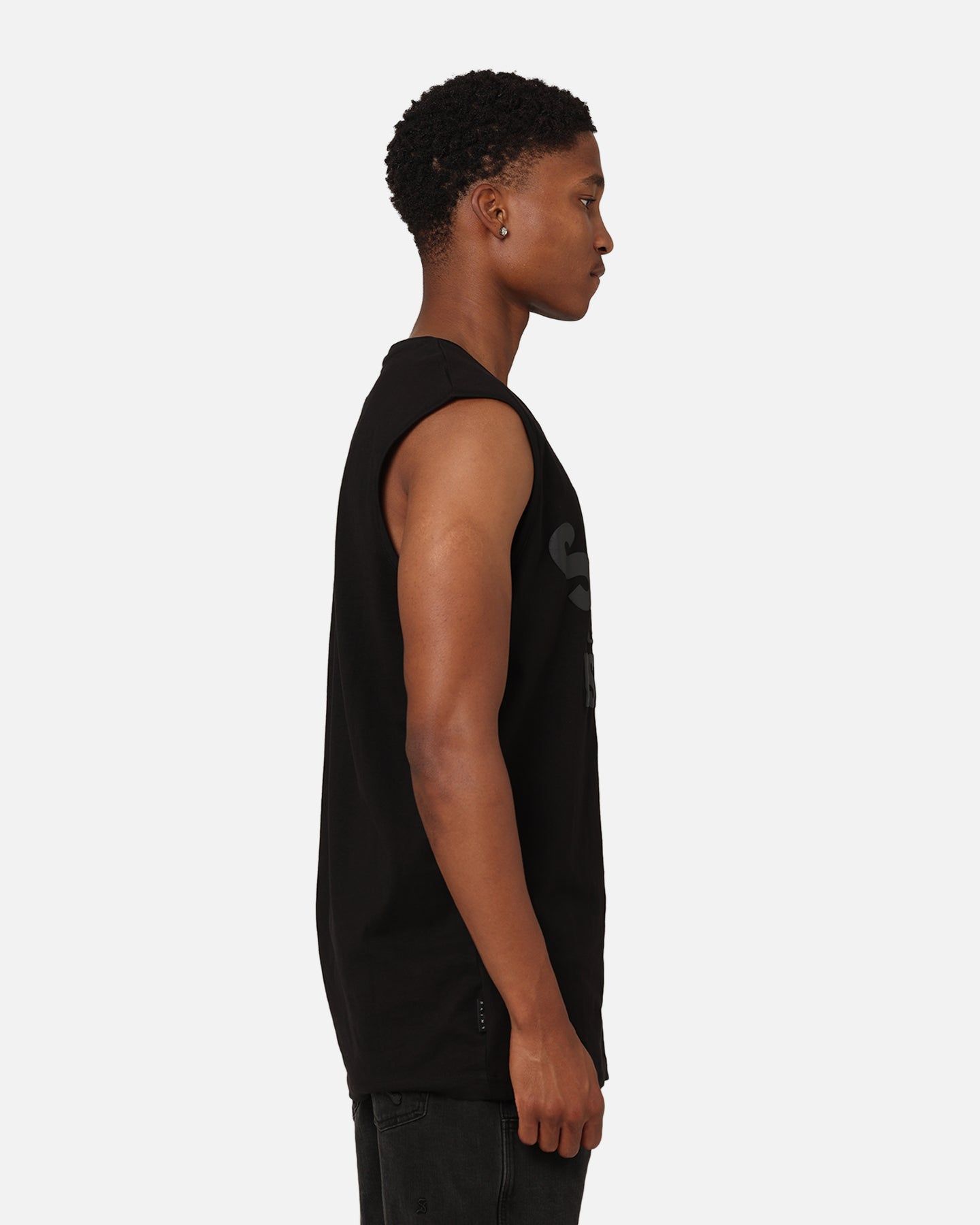 Saint Morta St Morta Muscle T-Shirt Black/Black sold by Culture Kings product image thumbnail 5