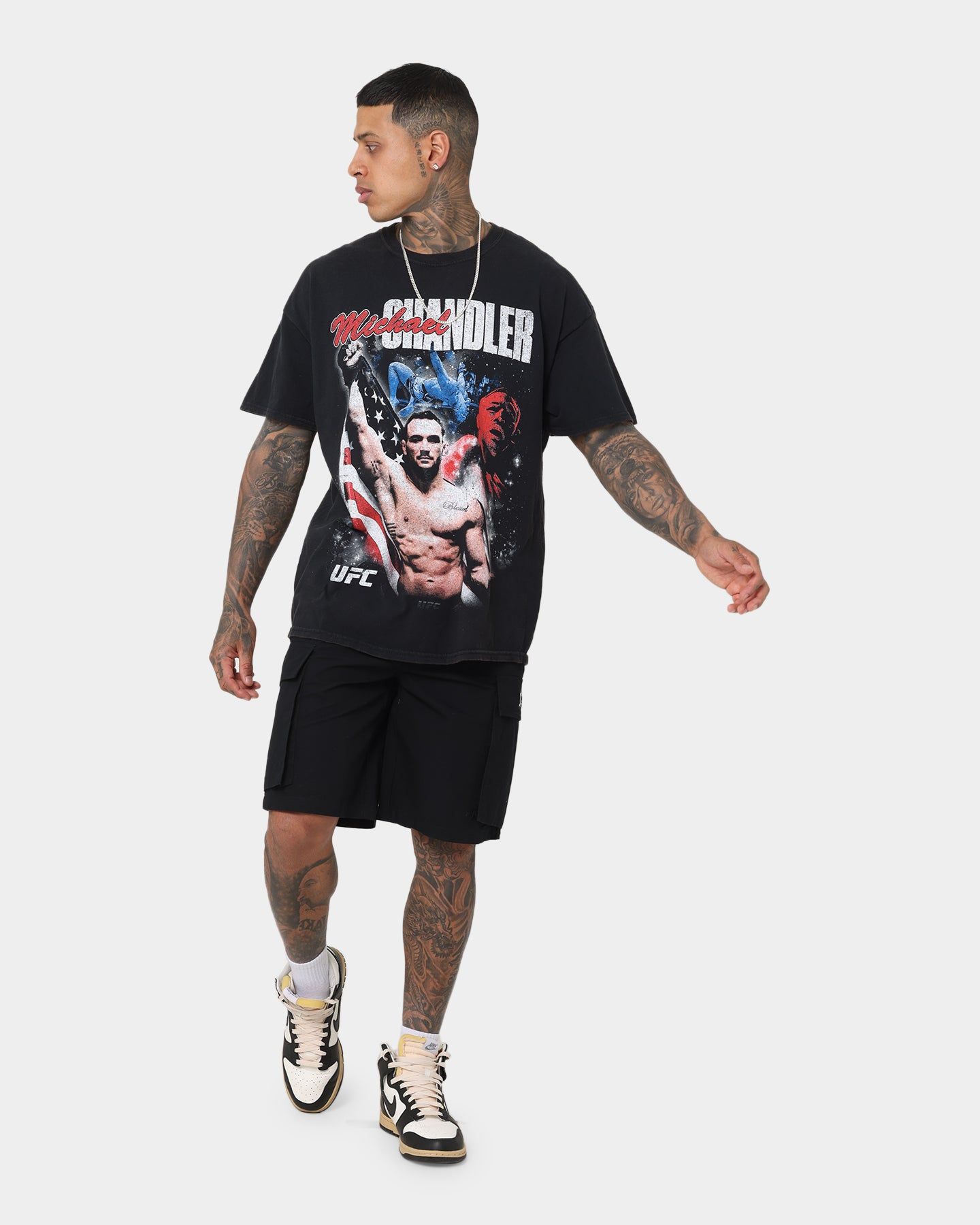 Goat Crew X UFC Michael Chandler Vintage T-Shirt Black Wash sold by Culture Kings product image thumbnail 2
