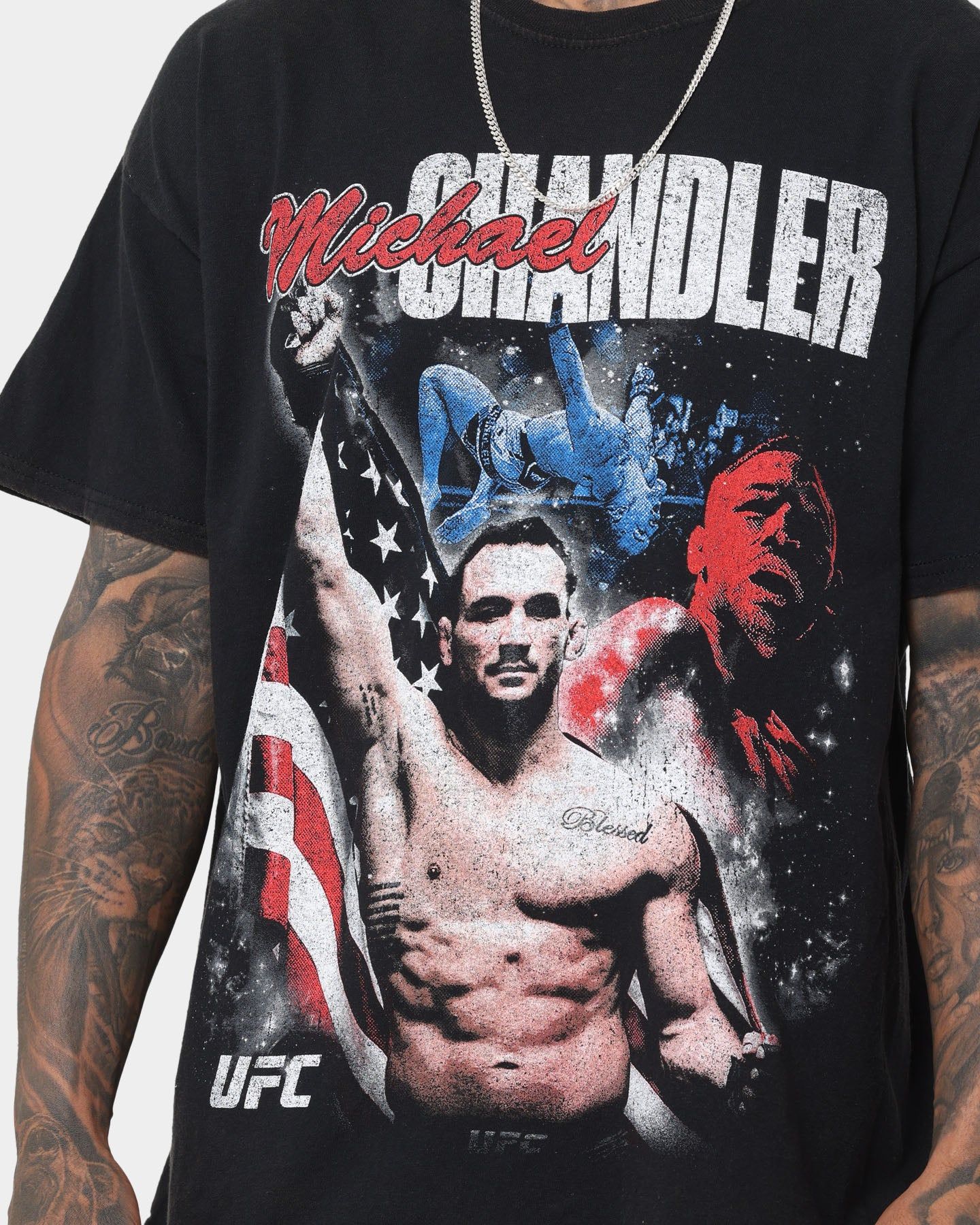 Goat Crew X UFC Michael Chandler Vintage T-Shirt Black Wash sold by Culture Kings product image thumbnail 3