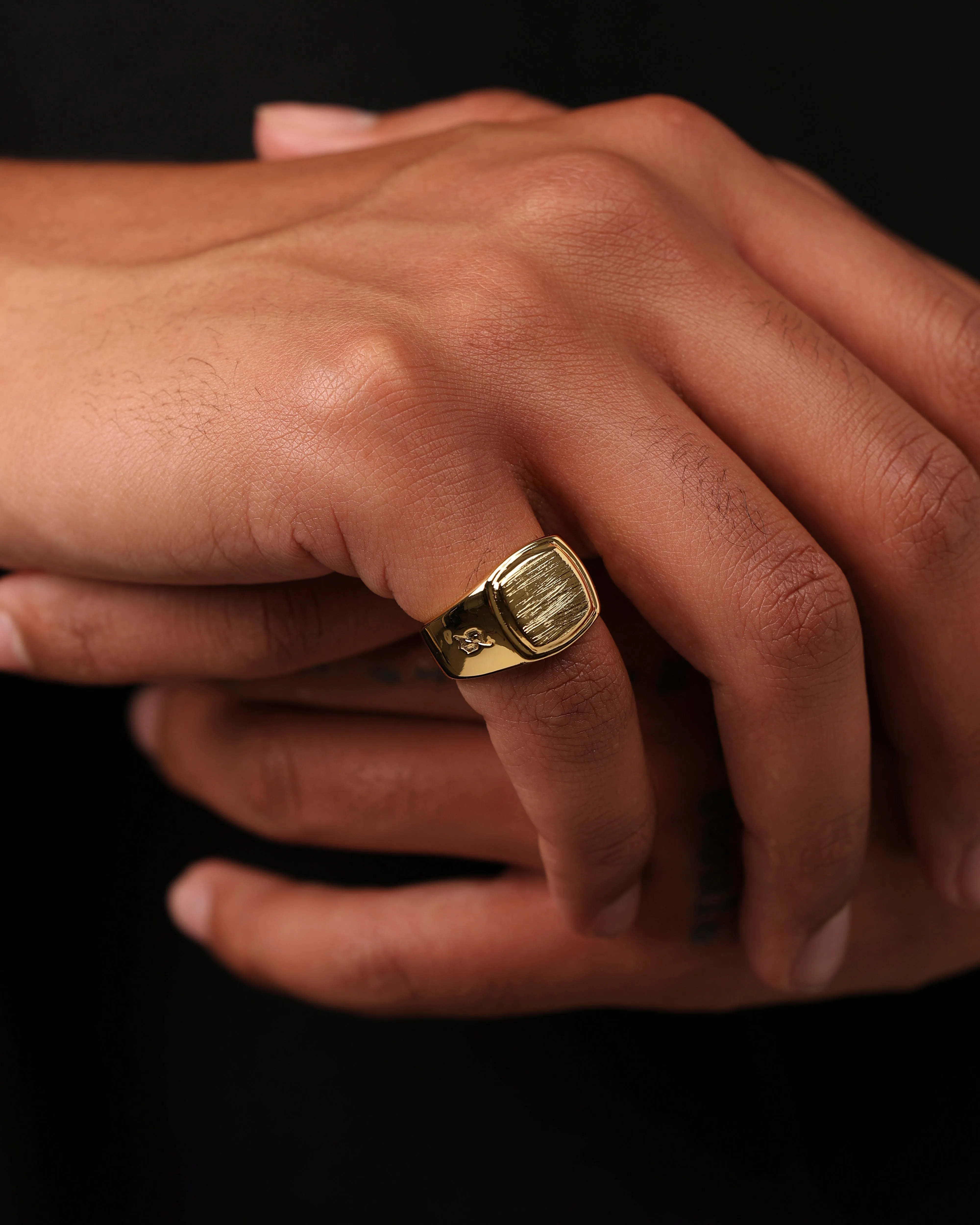 Saint Morta Orlando Signet Ring Gold sold by Culture Kings product image thumbnail 2
