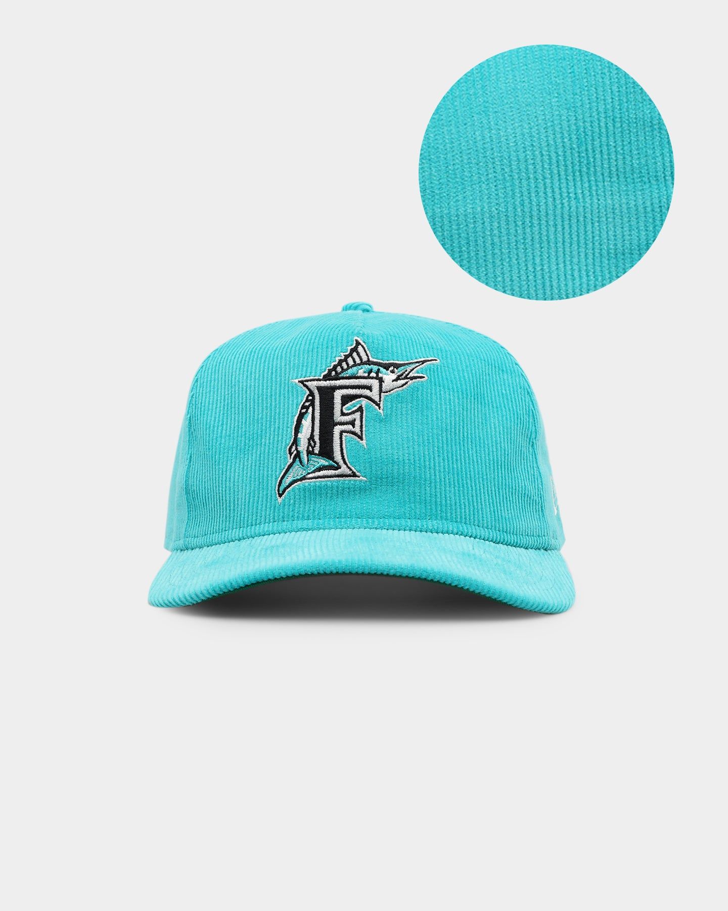 New Era Florida Marlins 'Throwback Corduroy' Golfer Snapback Turquoise sold by Culture Kings