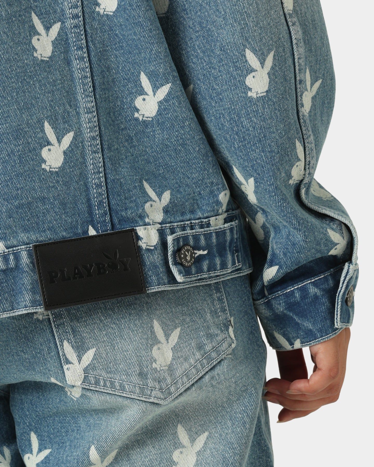 Playboy By CK Players Denim Jacket Vintage Blue sold by Culture Kings product image thumbnail 10