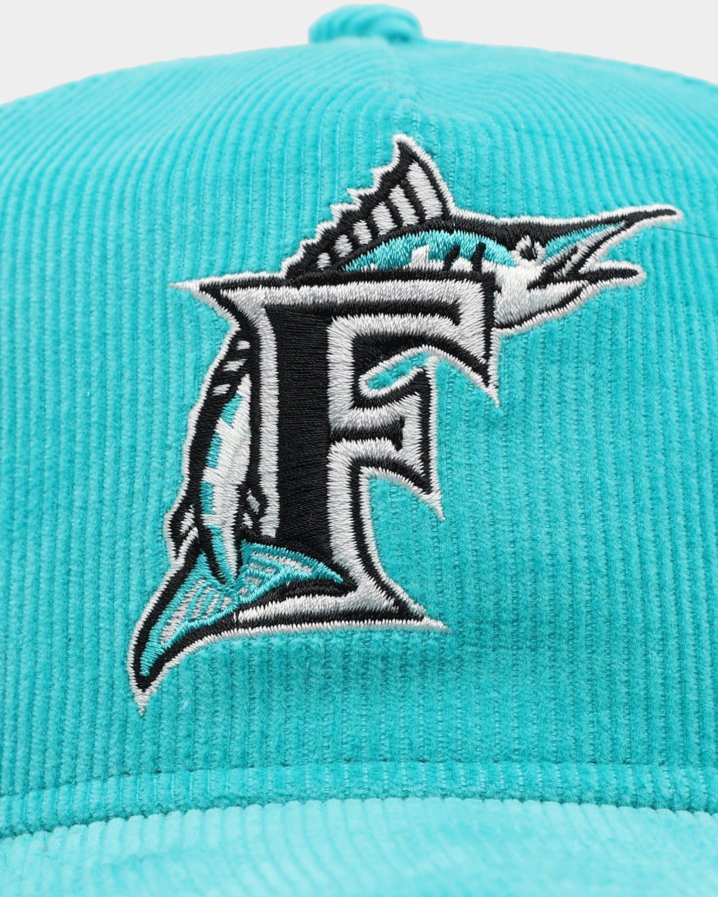 New Era Florida Marlins 'Throwback Corduroy' Golfer Snapback Turquoise sold by Culture Kings product image thumbnail 5