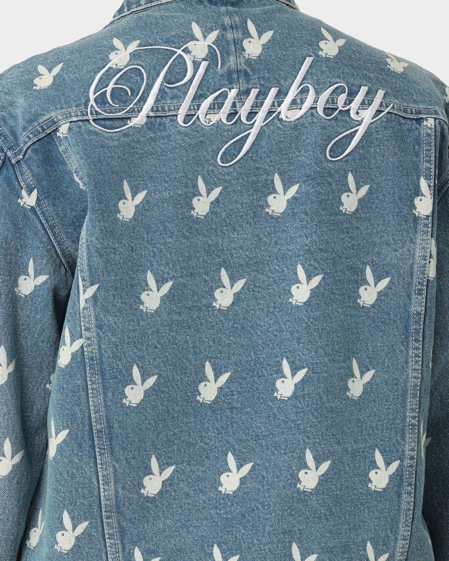 Playboy By CK Players Denim Jacket Vintage Blue sold by Culture Kings product image thumbnail 5