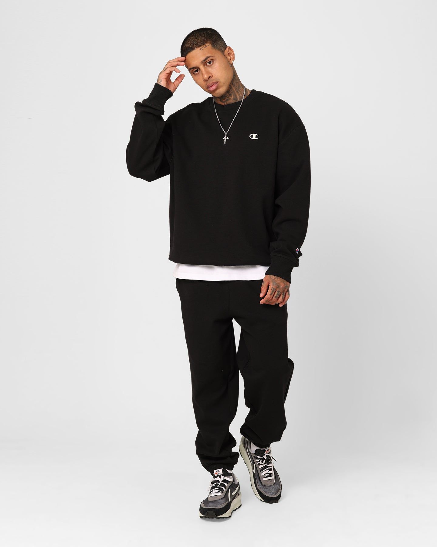 Champion Rochester Base Crewneck Black sold by Culture Kings product image thumbnail 2