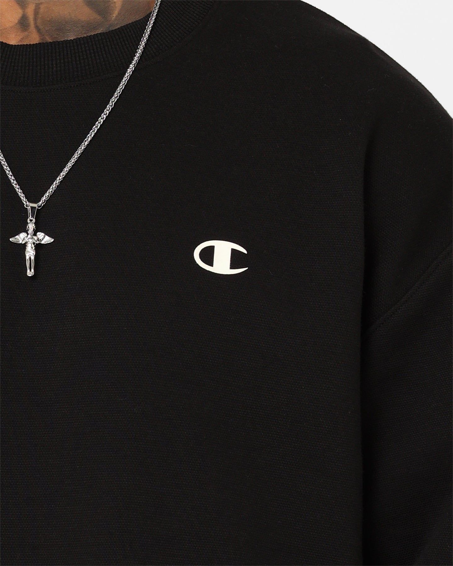 Champion Rochester Base Crewneck Black sold by Culture Kings product image thumbnail 3