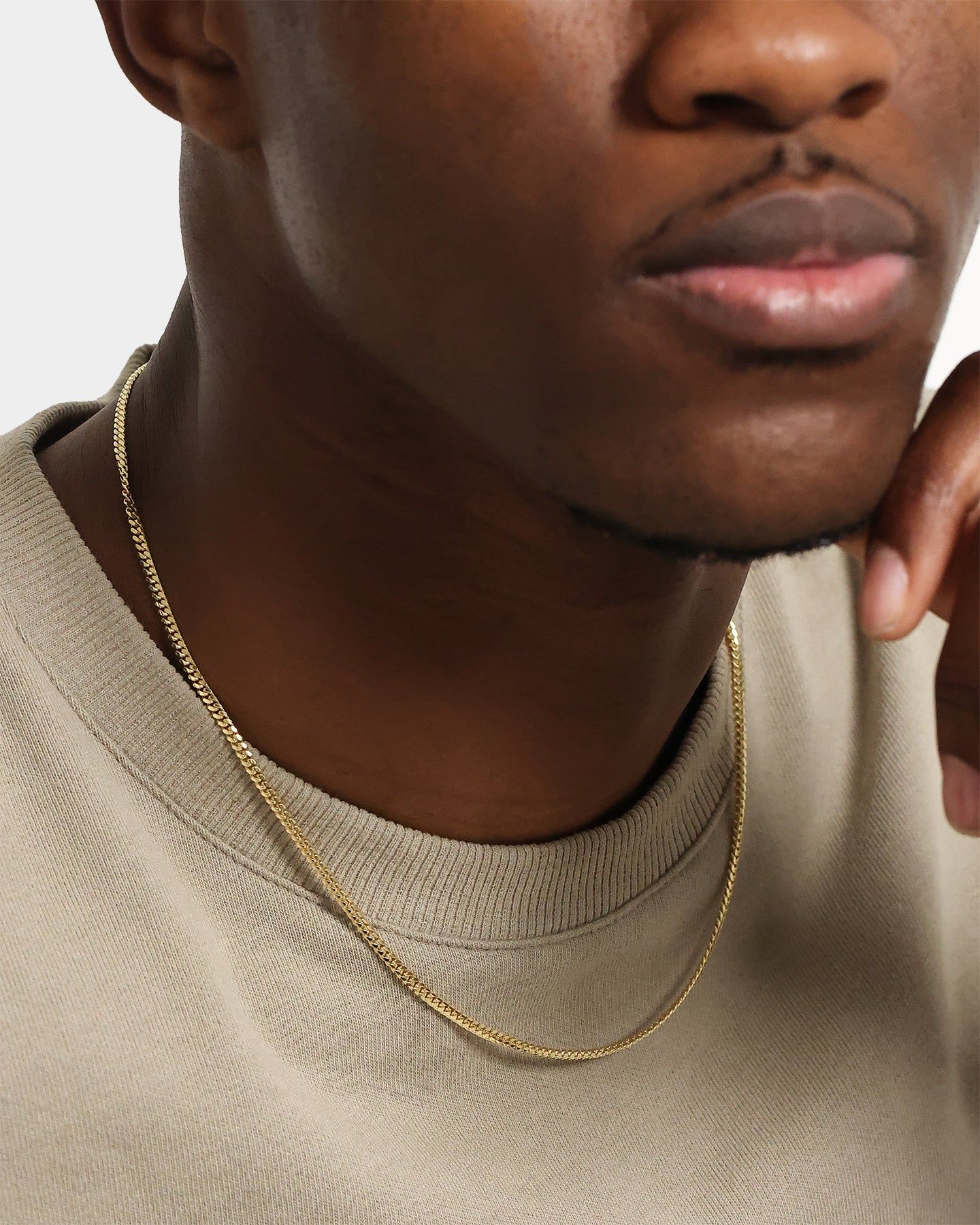 House Of Auric Cuban Link 2.5mm 20" Chain 18K Gold Vermeil sold by Culture Kings