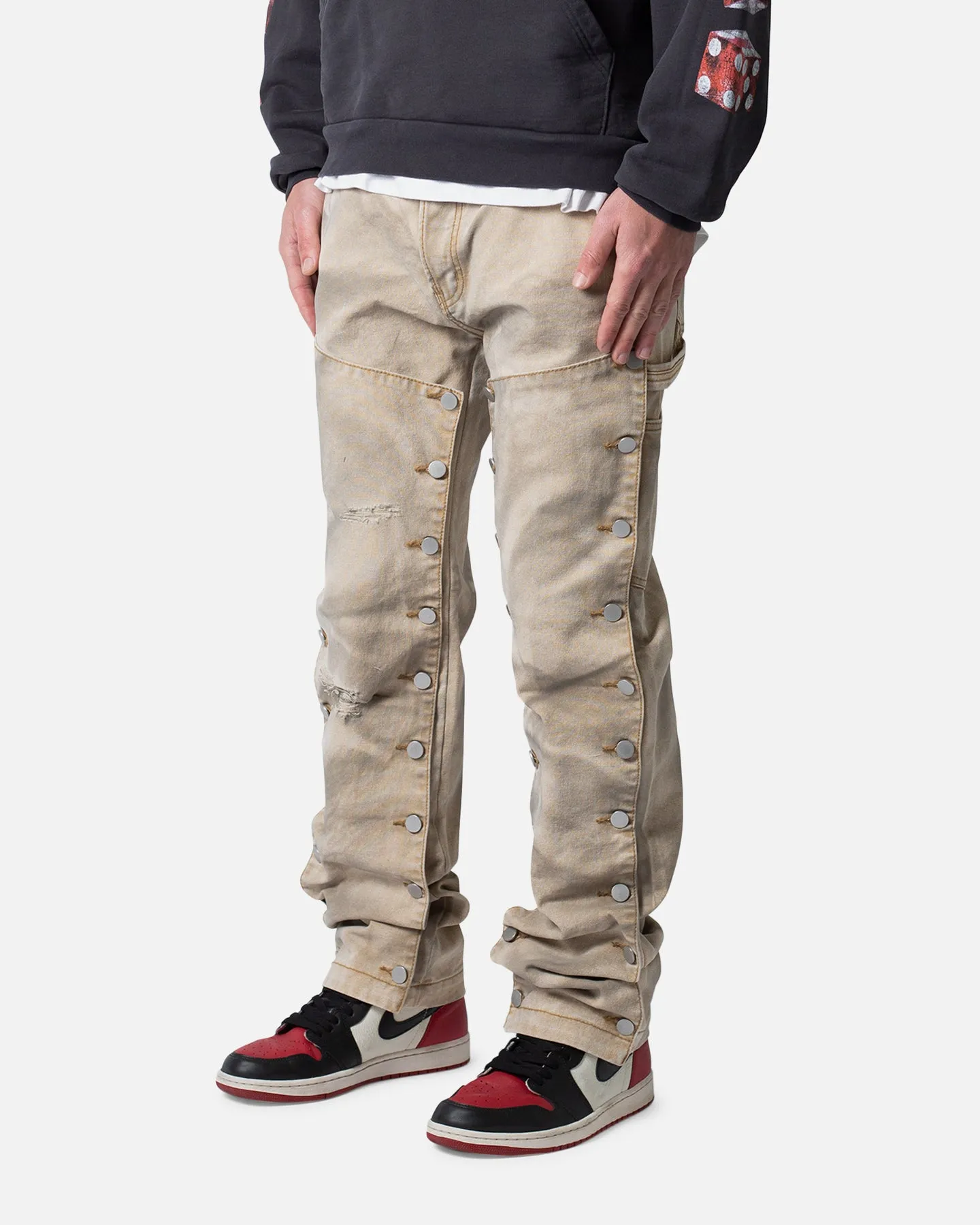 MNML V624 Snap Off Baggy Pants Brown sold by Culture Kings product image thumbnail 2