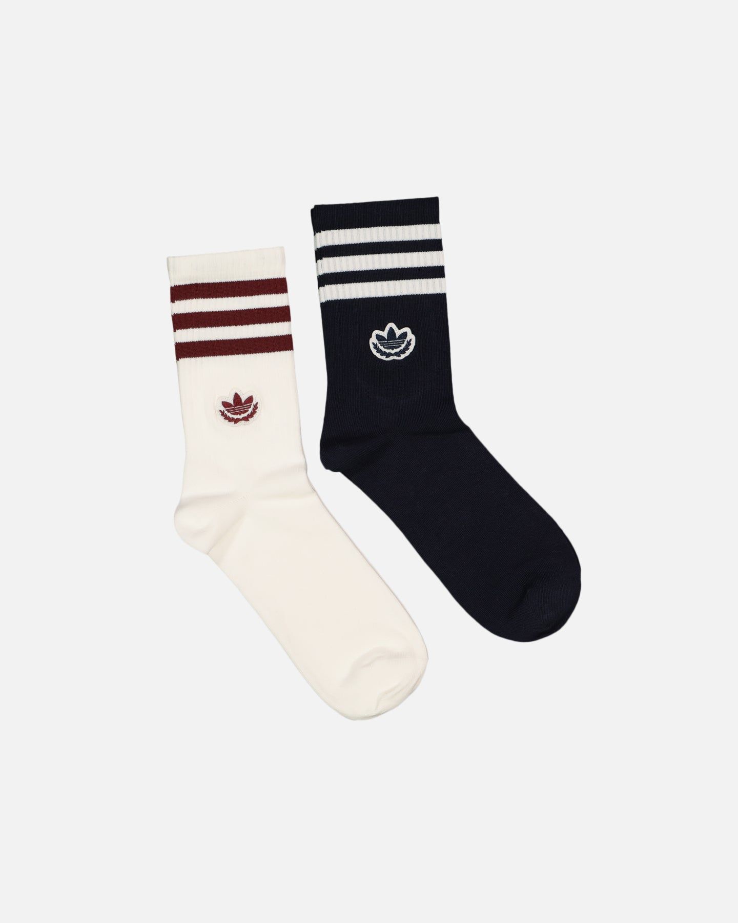 Adidas Premium Crewcut Socks 2 Pack White/Legend Ink sold by Culture Kings