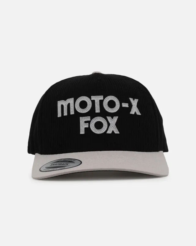 Fox Racing Moto-X Corduroy Snapback Black made by Fox