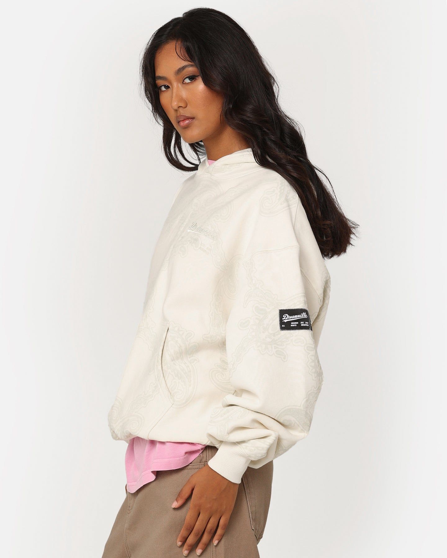 Dreamville Records Hoodie Cream sold by Culture Kings product image thumbnail 6