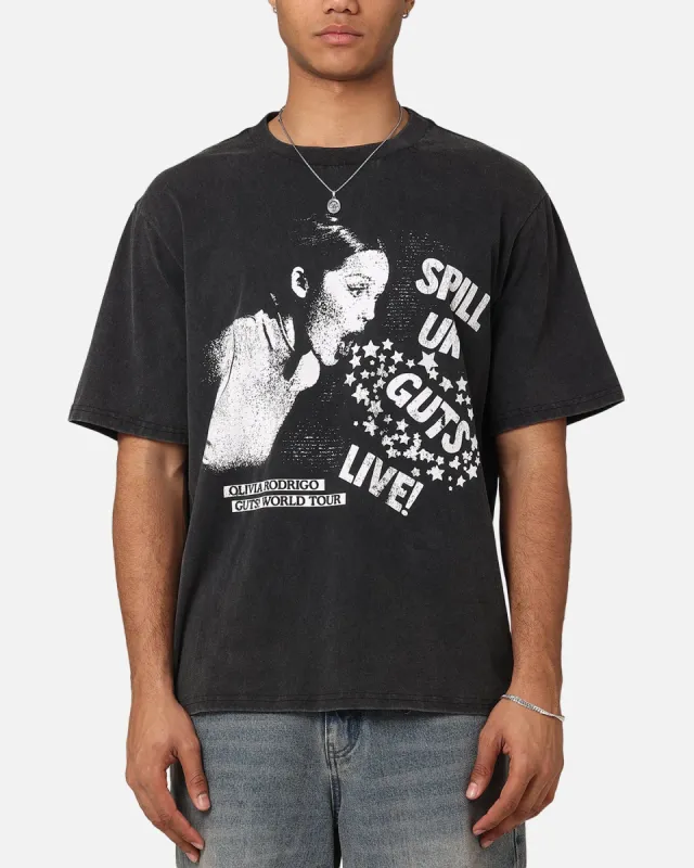 Bravado Olivia Rodrigo World Tour T-Shirt Washed Black sold by Culture Kings