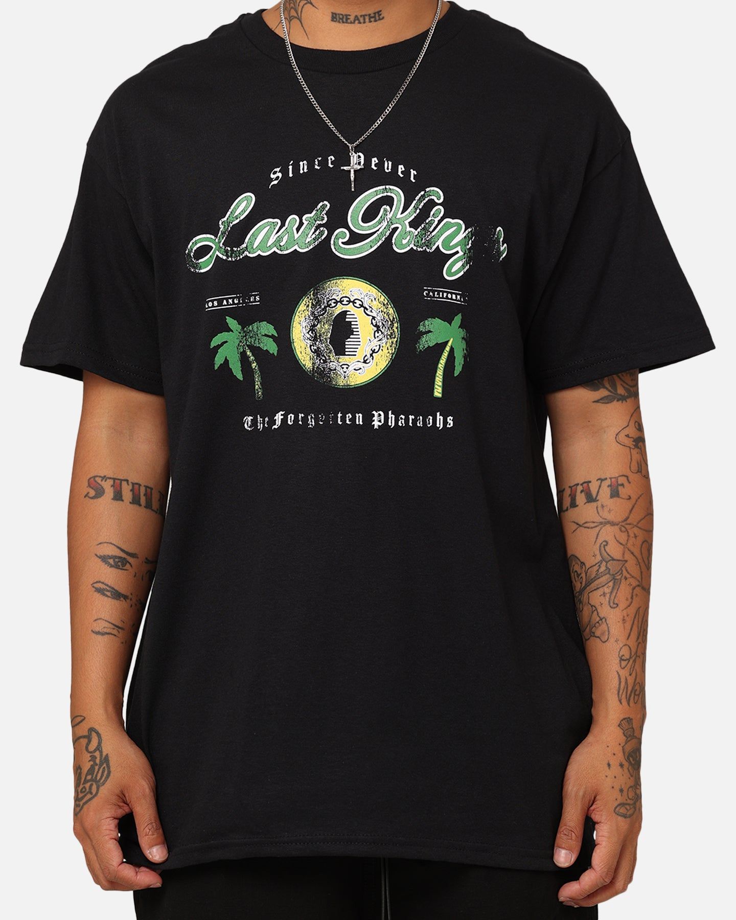 Last Kings Palm Trees T-Shirt Black sold by Culture Kings product image thumbnail 3