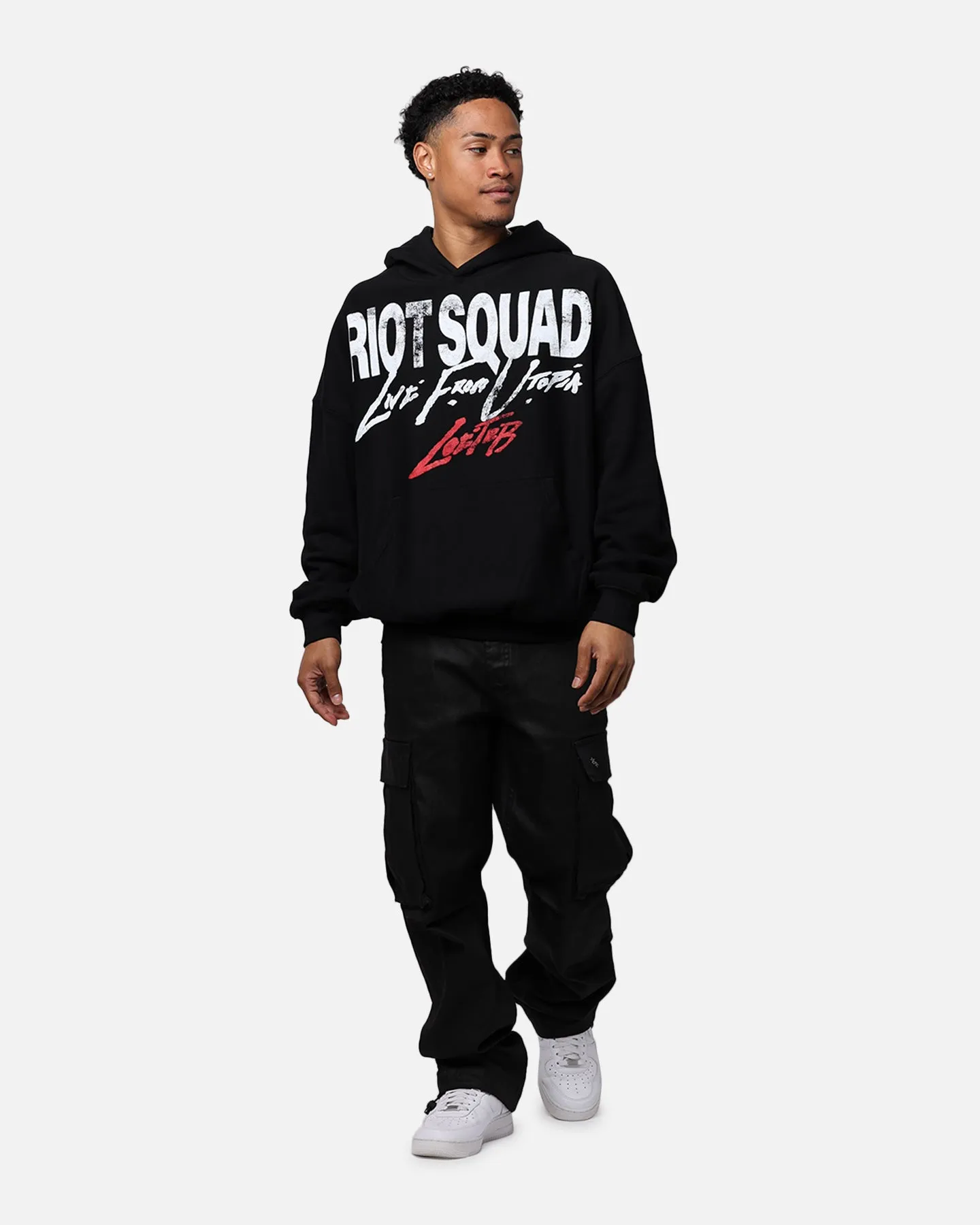 Loiter Riot Hoodie Black sold by Culture Kings product image thumbnail 2