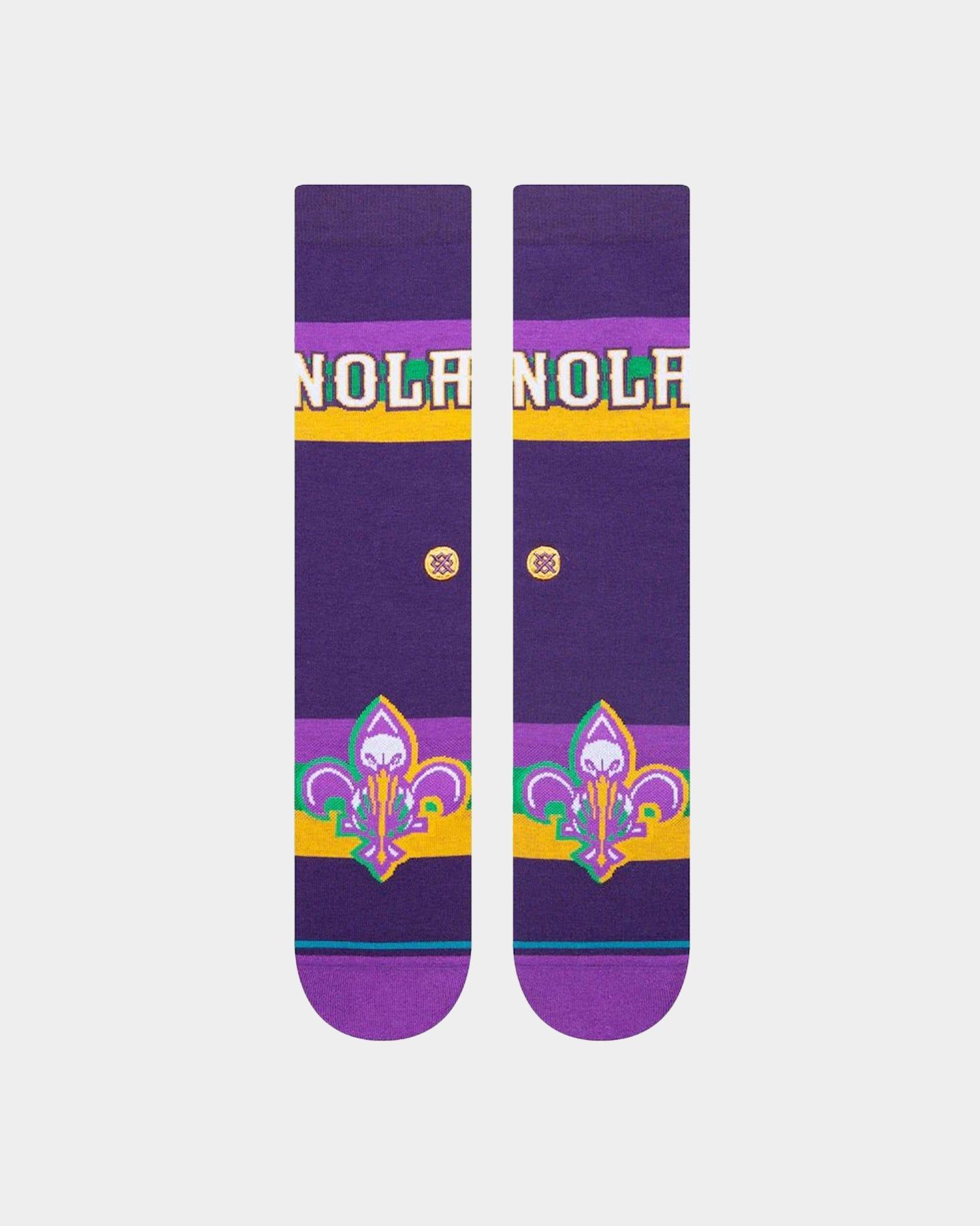 Stance X NBA New Orleans Pelicans CE 2023 Socks Purple sold by Culture Kings