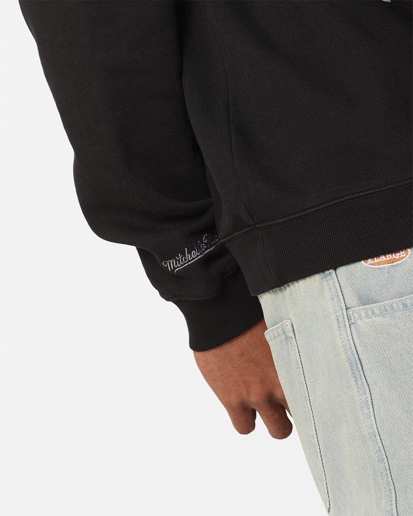 Mitchell & Ness Oakland Raiders Paintbrush Crewneck Faded Black sold by Culture Kings product image thumbnail 5