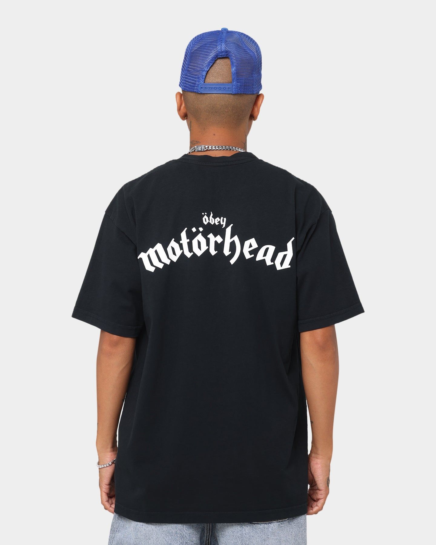 Obey Motorhead Iron Fist T-Shirt Off Black sold by Culture Kings product image thumbnail 4