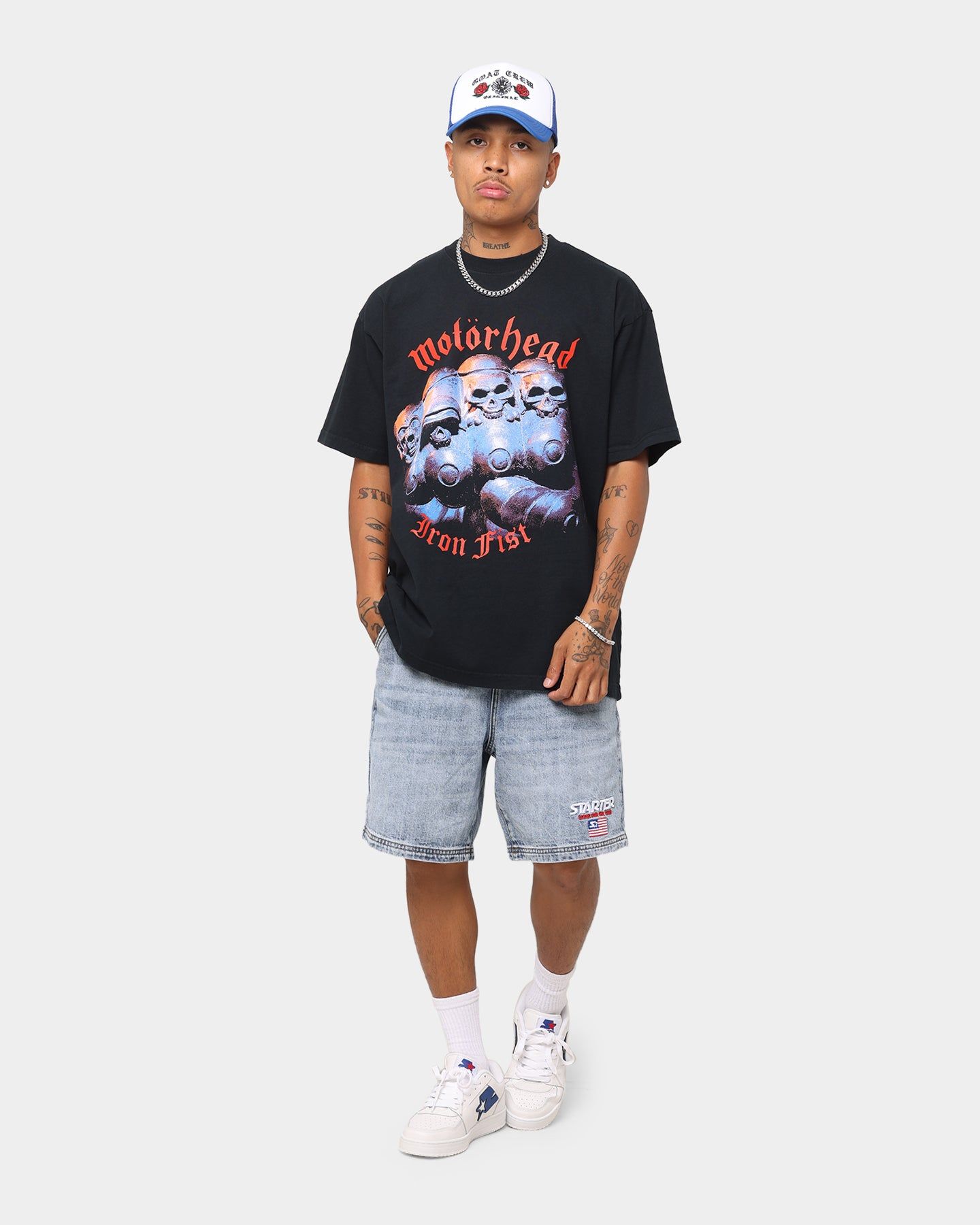Obey Motorhead Iron Fist T-Shirt Off Black sold by Culture Kings product image thumbnail 3