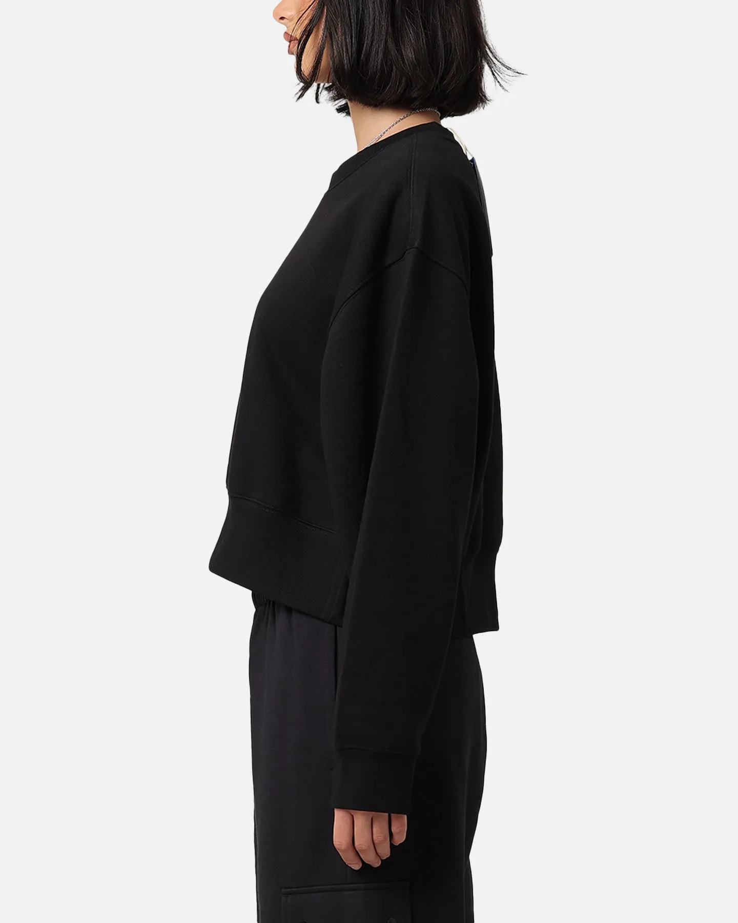 Adidas Women's Essentials Crewneck Sweatshirt Black sold by Culture Kings product image thumbnail 5