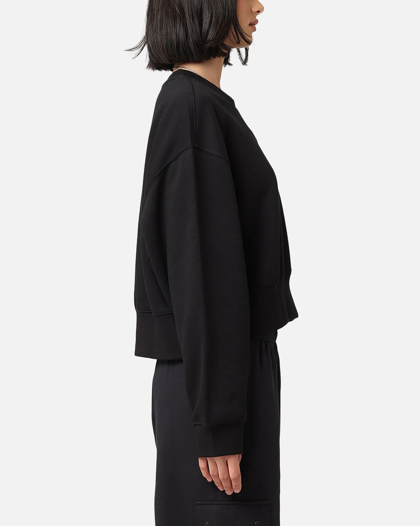 Adidas Women's Essentials Crewneck Sweatshirt Black sold by Culture Kings product image thumbnail 4