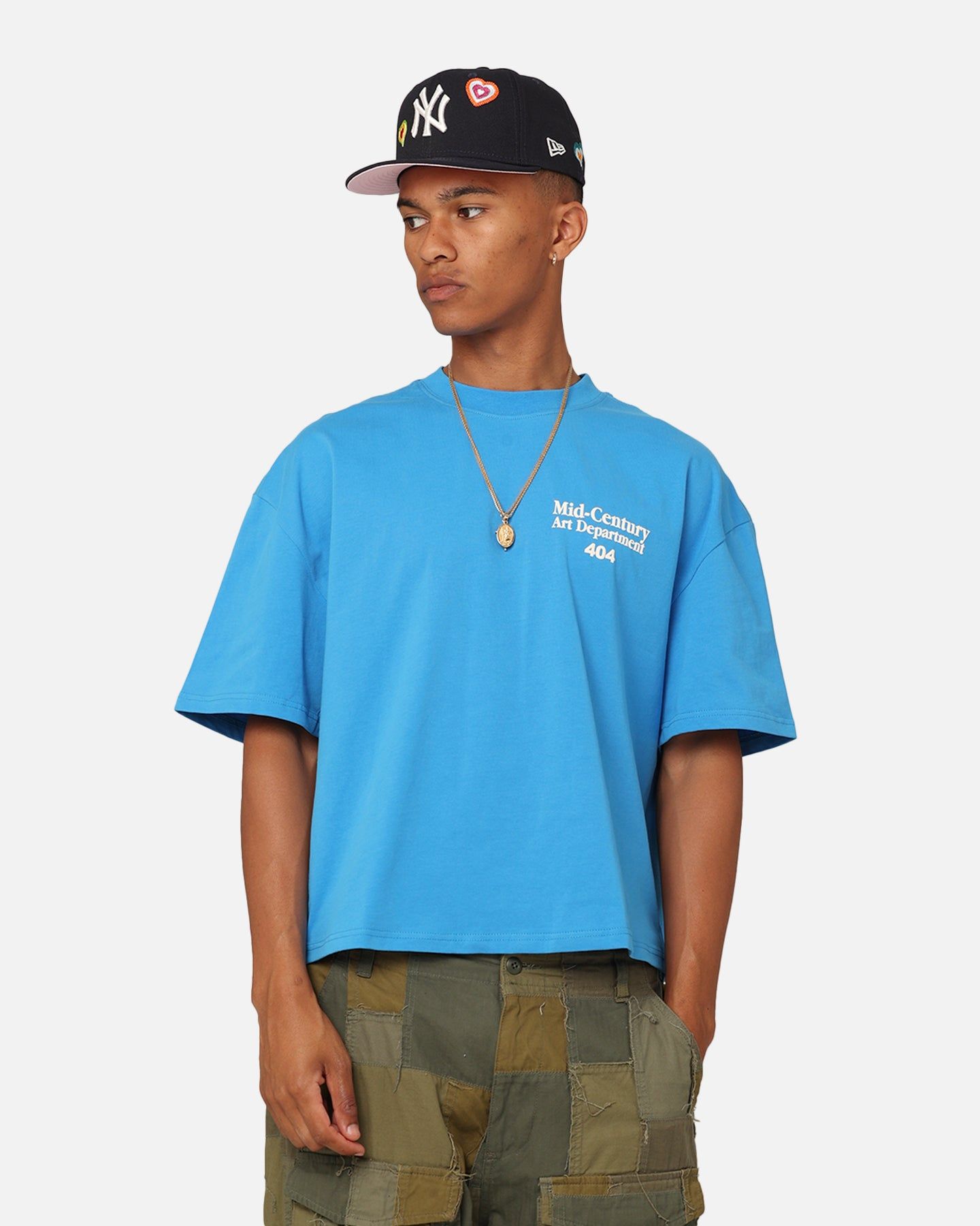404 Mid Century Art T-Shirt Blue sold by Culture Kings product image thumbnail 2