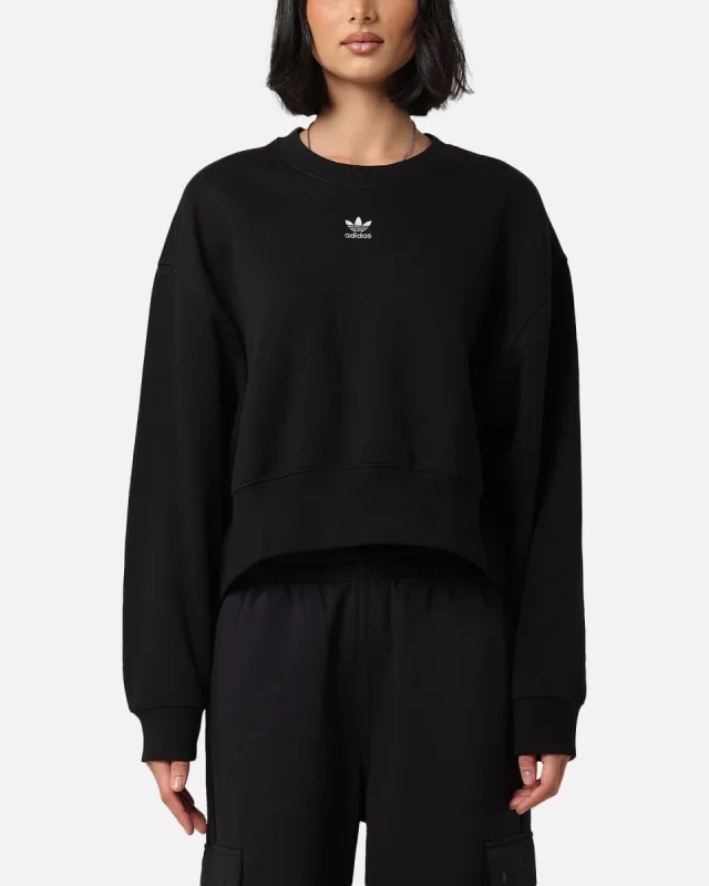 Adidas Women's Essentials Crewneck Sweatshirt Black sold by Culture Kings
