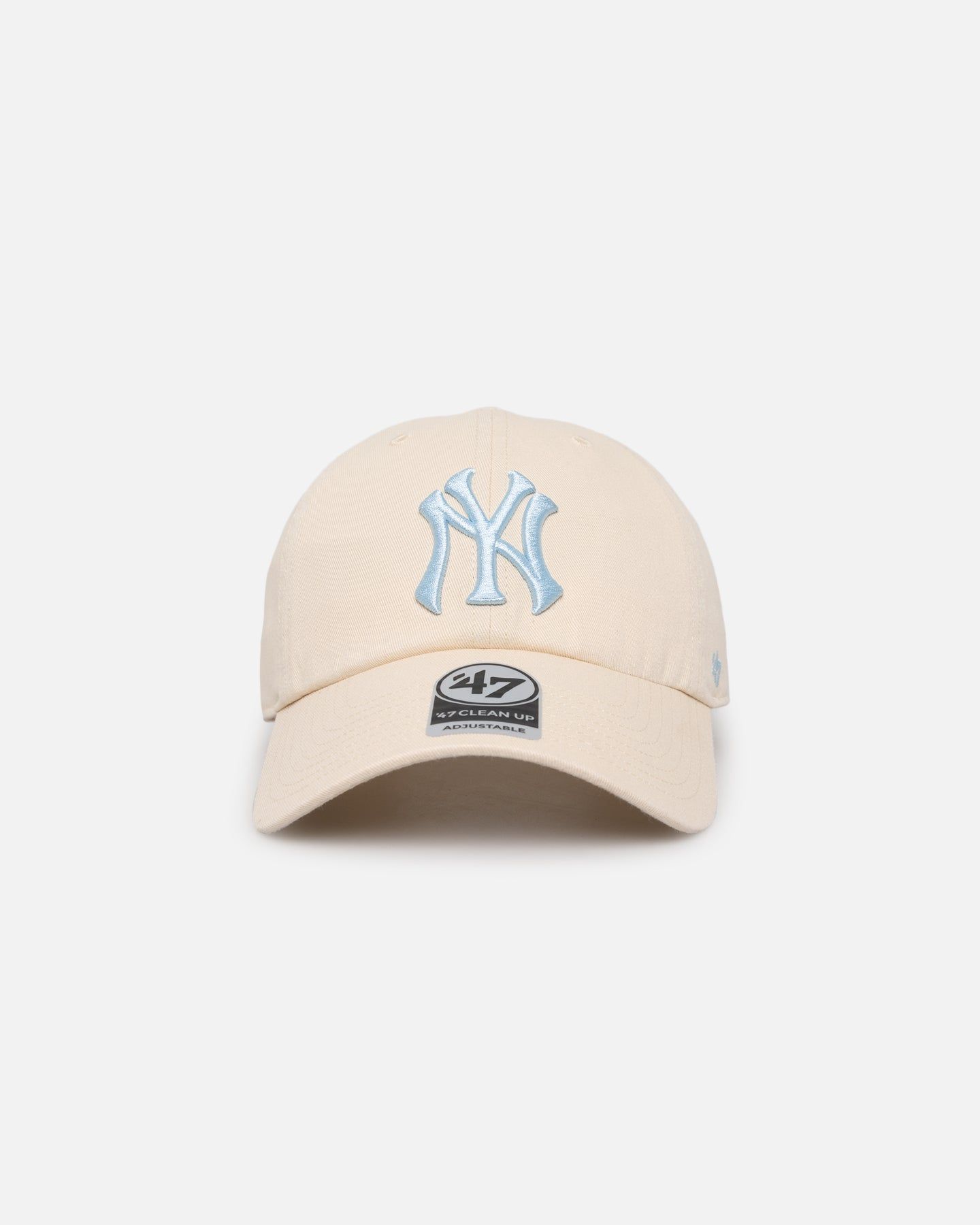 47 Brand New York Yankees Clean Up Strapback Natural/Columbia sold by Culture Kings