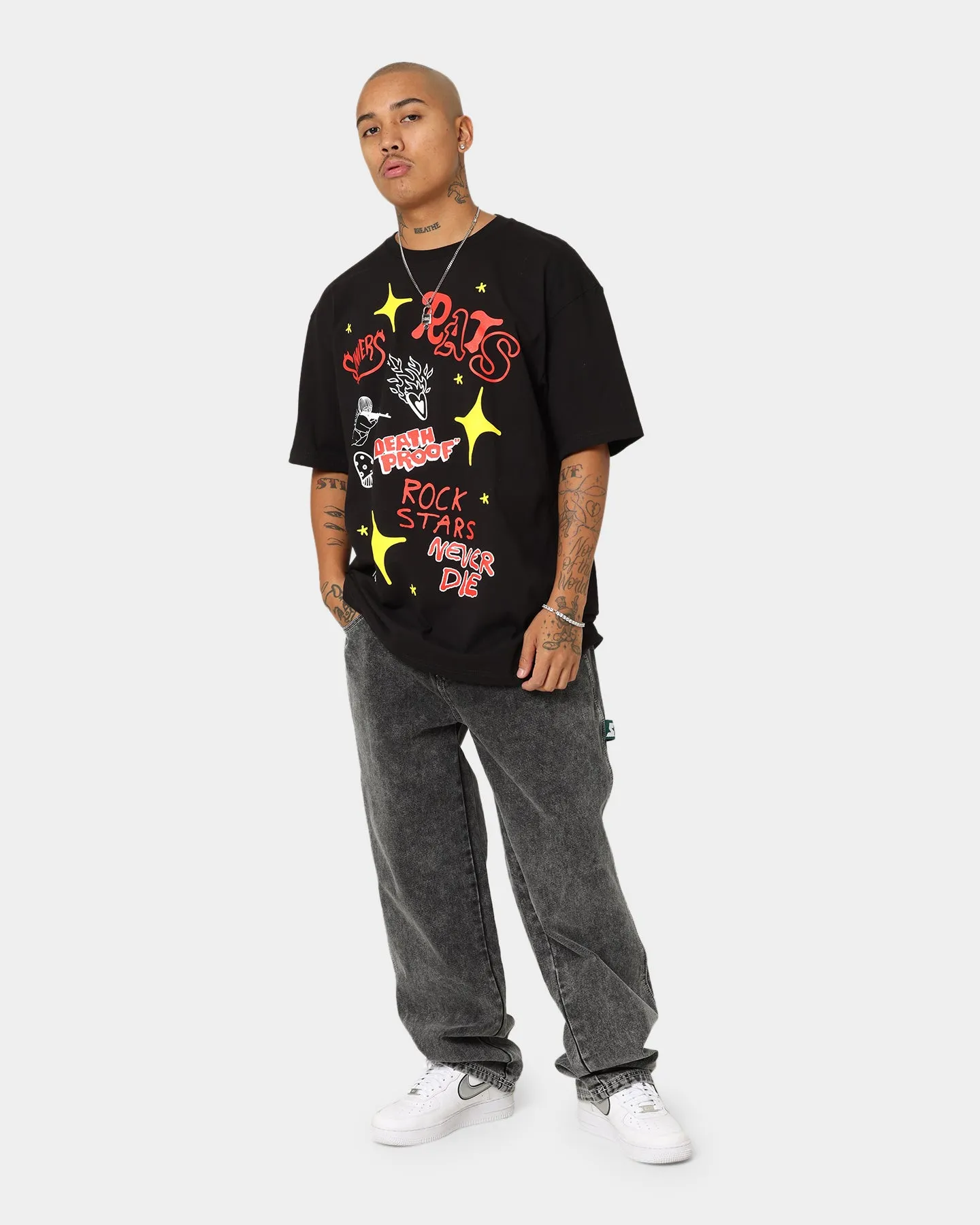 Rats Get Fat Sinners T-Shirt Black sold by Culture Kings product image thumbnail 3