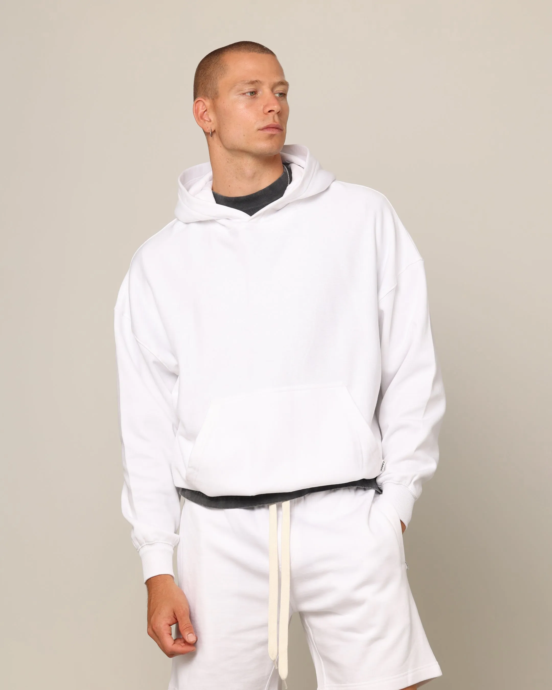 Carré Blanc Oversized Hoodie White sold by Culture Kings