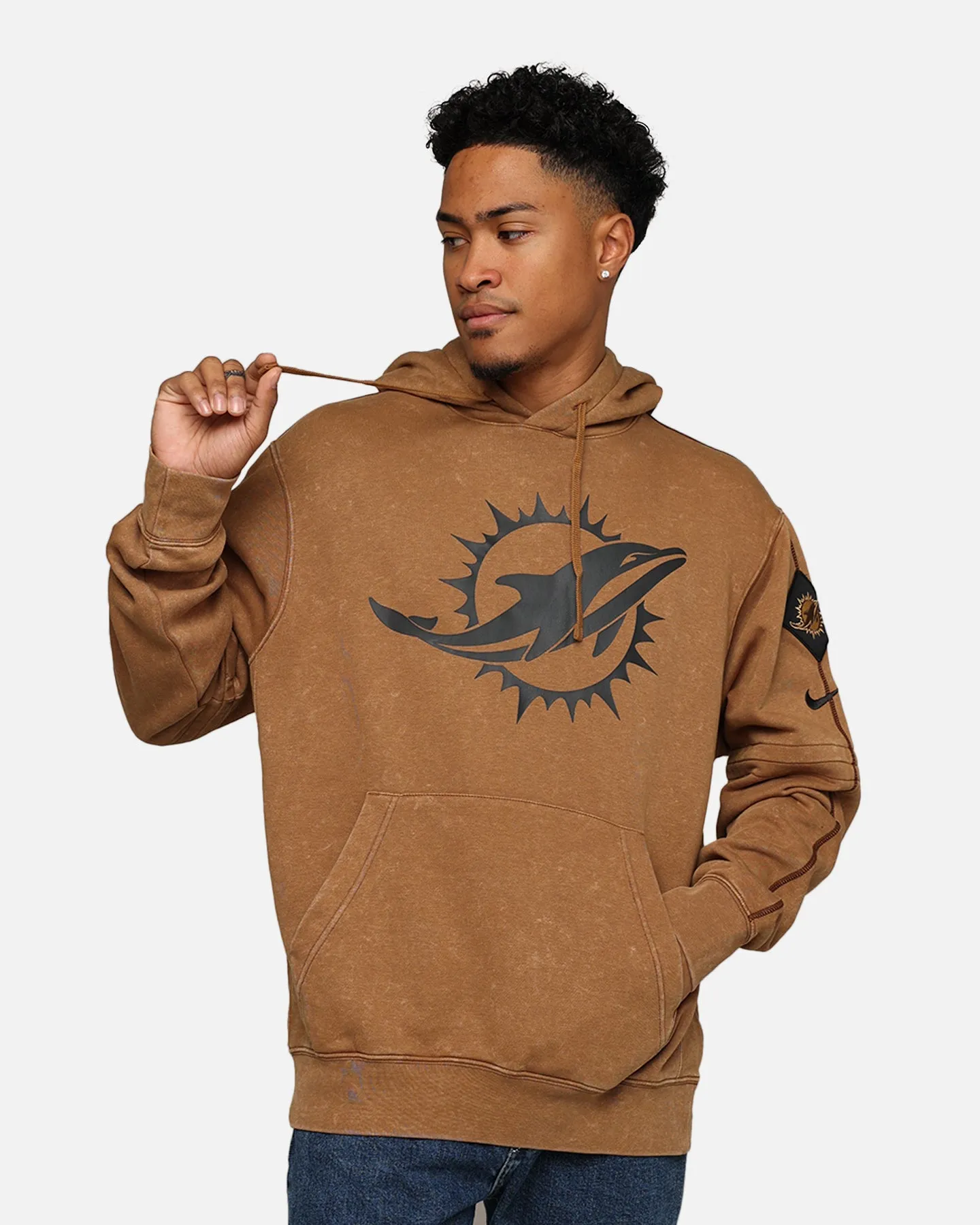Nike Miami Dolphins 'Salute To Service' Pullover Hoodie Ale Brown/Caca sold by Culture Kings