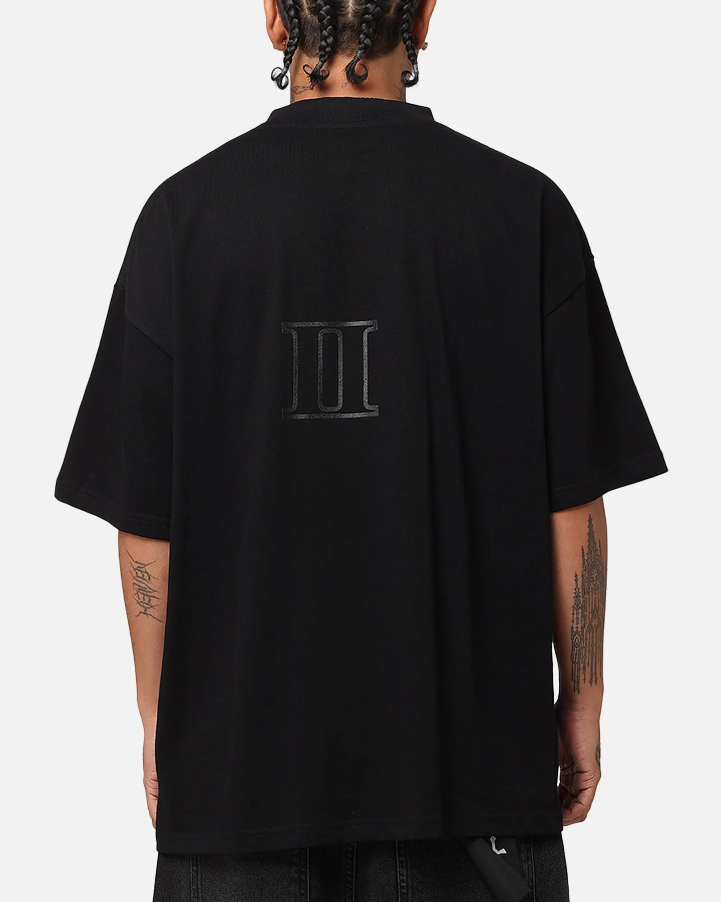 The Anti Order Brail Mock Neck T-Shirt Off Black/Black sold by Culture Kings product image thumbnail 2